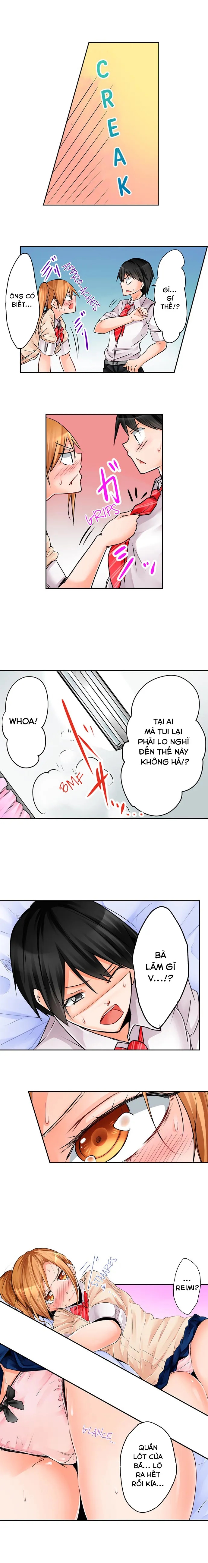 HentaiVN.net - Ảnh 7 - Tôi Và Hai Cô Bạn Ngủ Cùng Trong Căn Phòng 7 Mét Vuông! [Yojouhan de Micchaku 3P Otomarikai!; The Secret 3P Sleepover in a 7 Square Meter Room!] - Chap 8: Vào Phòng Y Tế Cùng Reimi!