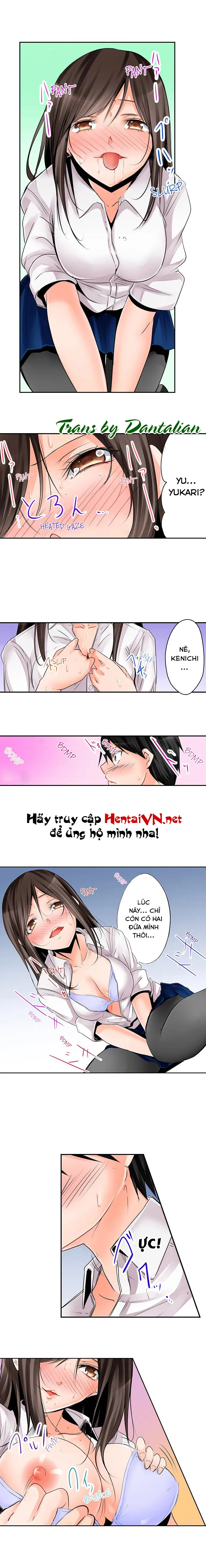 HentaiVN.net - Ảnh 9 - Tôi Và Hai Cô Bạn Ngủ Cùng Trong Căn Phòng 7 Mét Vuông! [Yojouhan de Micchaku 3P Otomarikai!; The Secret 3P Sleepover in a 7 Square Meter Room!] - Chap 9: Lại Sắp Thịt Yukari!