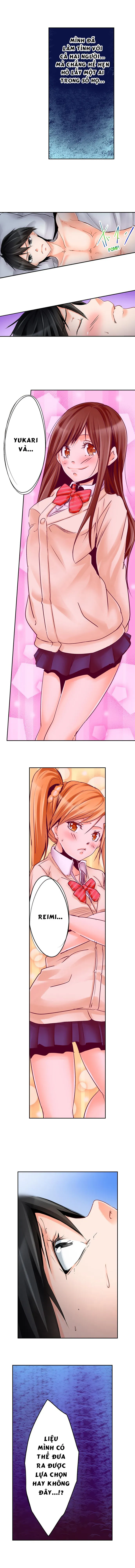 HentaiVN.net - Ảnh 8 - Tôi Và Hai Cô Bạn Ngủ Cùng Trong Căn Phòng 7 Mét Vuông! [Yojouhan de Micchaku 3P Otomarikai!; The Secret 3P Sleepover in a 7 Square Meter Room!] - Chap 12: Cuối Cùng Cũng Thịt Reimi!