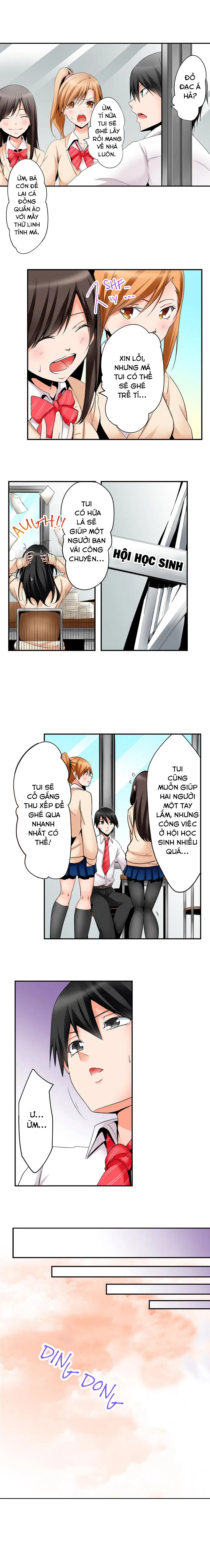 HentaiVN.net - Ảnh 5 - Tôi Và Hai Cô Bạn Ngủ Cùng Trong Căn Phòng 7 Mét Vuông! [Yojouhan de Micchaku 3P Otomarikai!; The Secret 3P Sleepover in a 7 Square Meter Room!] - Chap 13: Ở Riêng Cùng Reimi