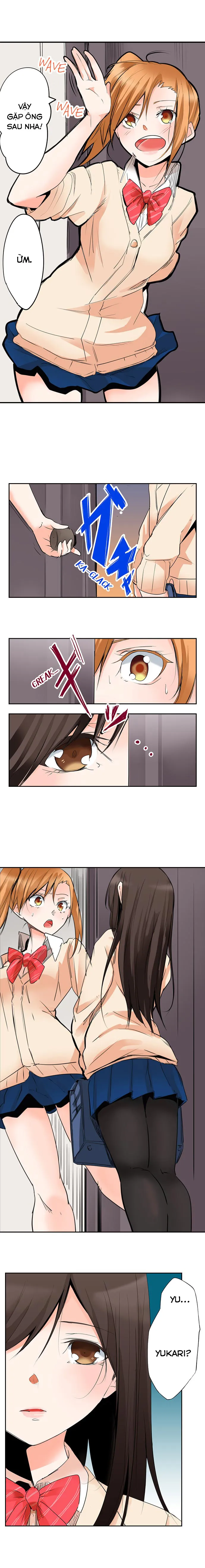 HentaiVN.net - Ảnh 8 - Tôi Và Hai Cô Bạn Ngủ Cùng Trong Căn Phòng 7 Mét Vuông! [Yojouhan de Micchaku 3P Otomarikai!; The Secret 3P Sleepover in a 7 Square Meter Room!] - Chap 14: Yukari Đã Phát Hiện!?