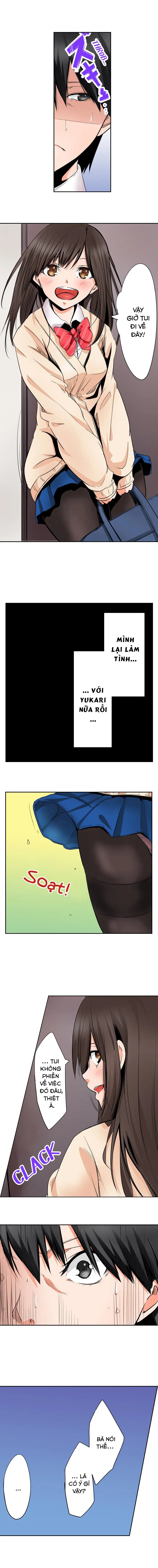 HentaiVN.net - Ảnh 10 - Tôi Và Hai Cô Bạn Ngủ Cùng Trong Căn Phòng 7 Mét Vuông! [Yojouhan de Micchaku 3P Otomarikai!; The Secret 3P Sleepover in a 7 Square Meter Room!] - Chap 16: Mình Phải Làm Sao? [Hồi Kết Đang Đến Gần Kề]