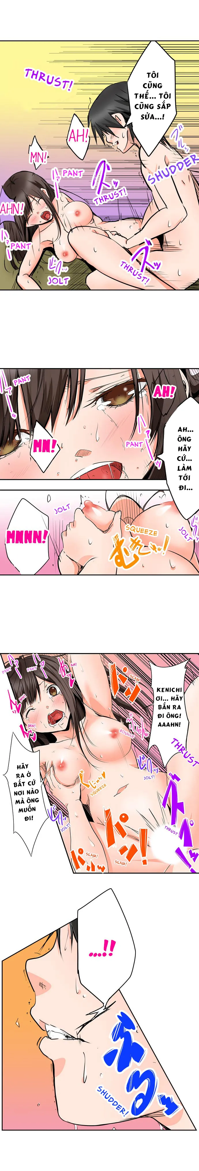 HentaiVN.net - Ảnh 8 - Tôi Và Hai Cô Bạn Ngủ Cùng Trong Căn Phòng 7 Mét Vuông! [Yojouhan de Micchaku 3P Otomarikai!; The Secret 3P Sleepover in a 7 Square Meter Room!] - Chap 16: Mình Phải Làm Sao? [Hồi Kết Đang Đến Gần Kề]
