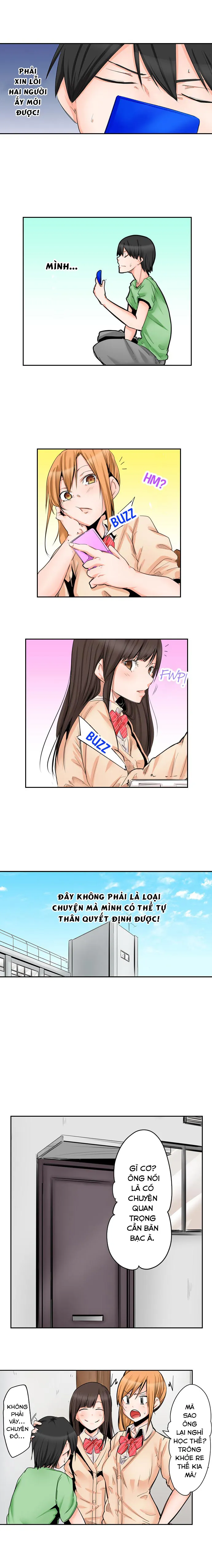 HentaiVN.net - Ảnh 4 - Tôi Và Hai Cô Bạn Ngủ Cùng Trong Căn Phòng 7 Mét Vuông! [Yojouhan de Micchaku 3P Otomarikai!; The Secret 3P Sleepover in a 7 Square Meter Room!] - Chap 17: Thú Nhận!