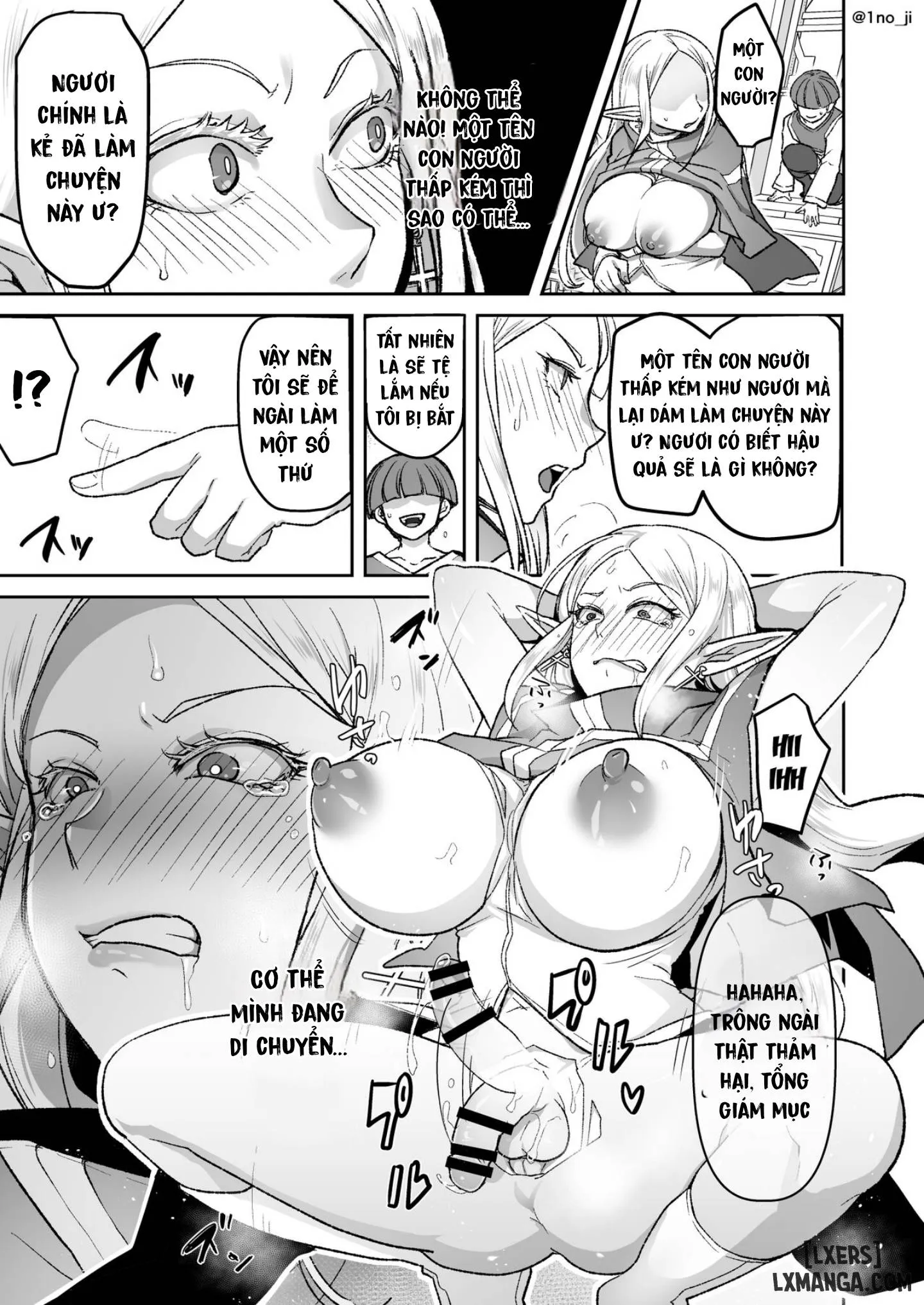 HentaiVN.net - Ảnh 5 - Warui Elf o Shemale ni Shite Kaishin saseru Hanashi / Making An Evil Elf Repent By Turning Her Into A Shemale With Magic - Oneshot