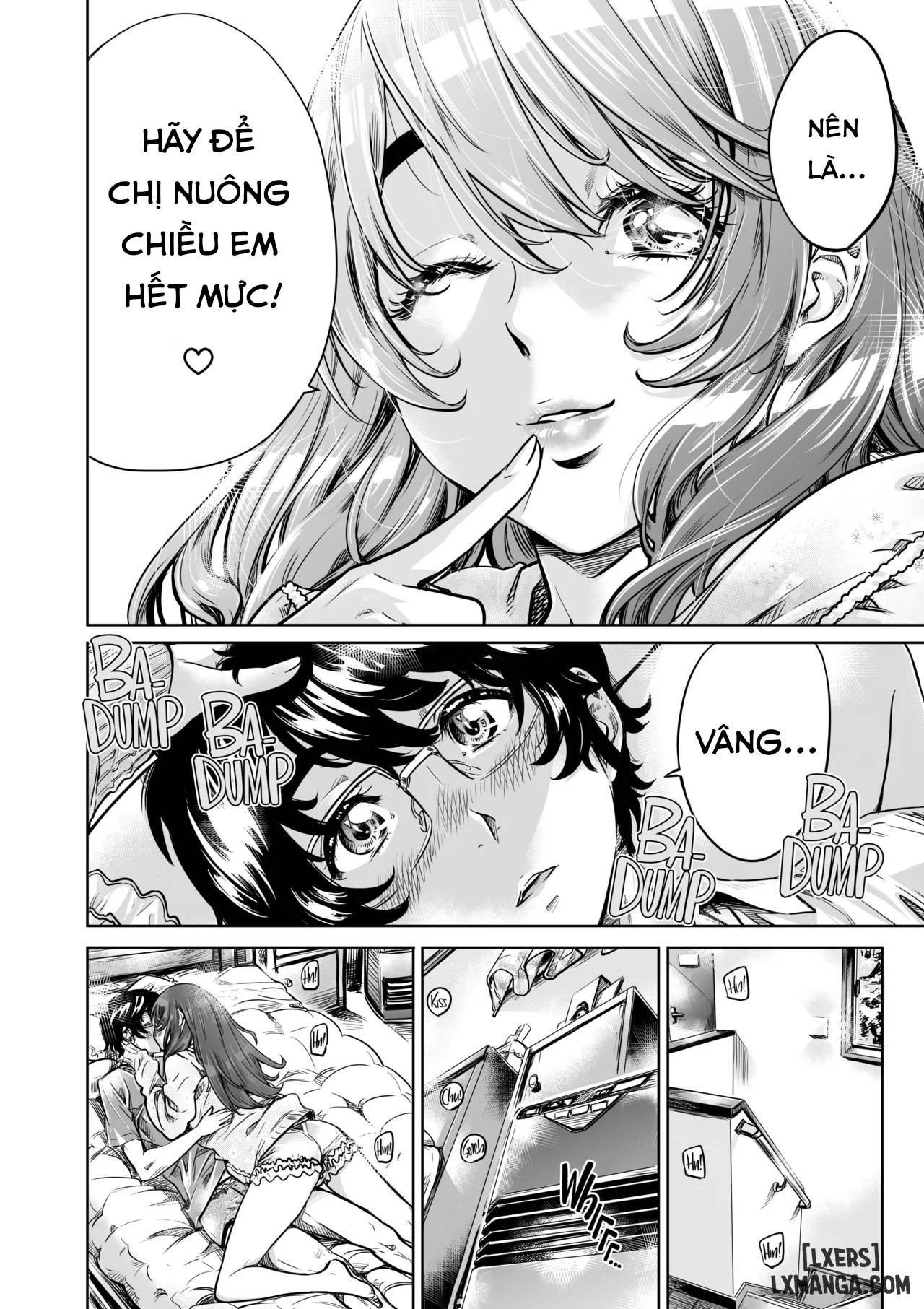 HentaiVN.net - Ảnh 10 - Chị tôi chỉ thỏa mãn tôi một chút thôi nên không sao đâu 1. - Oneshot
