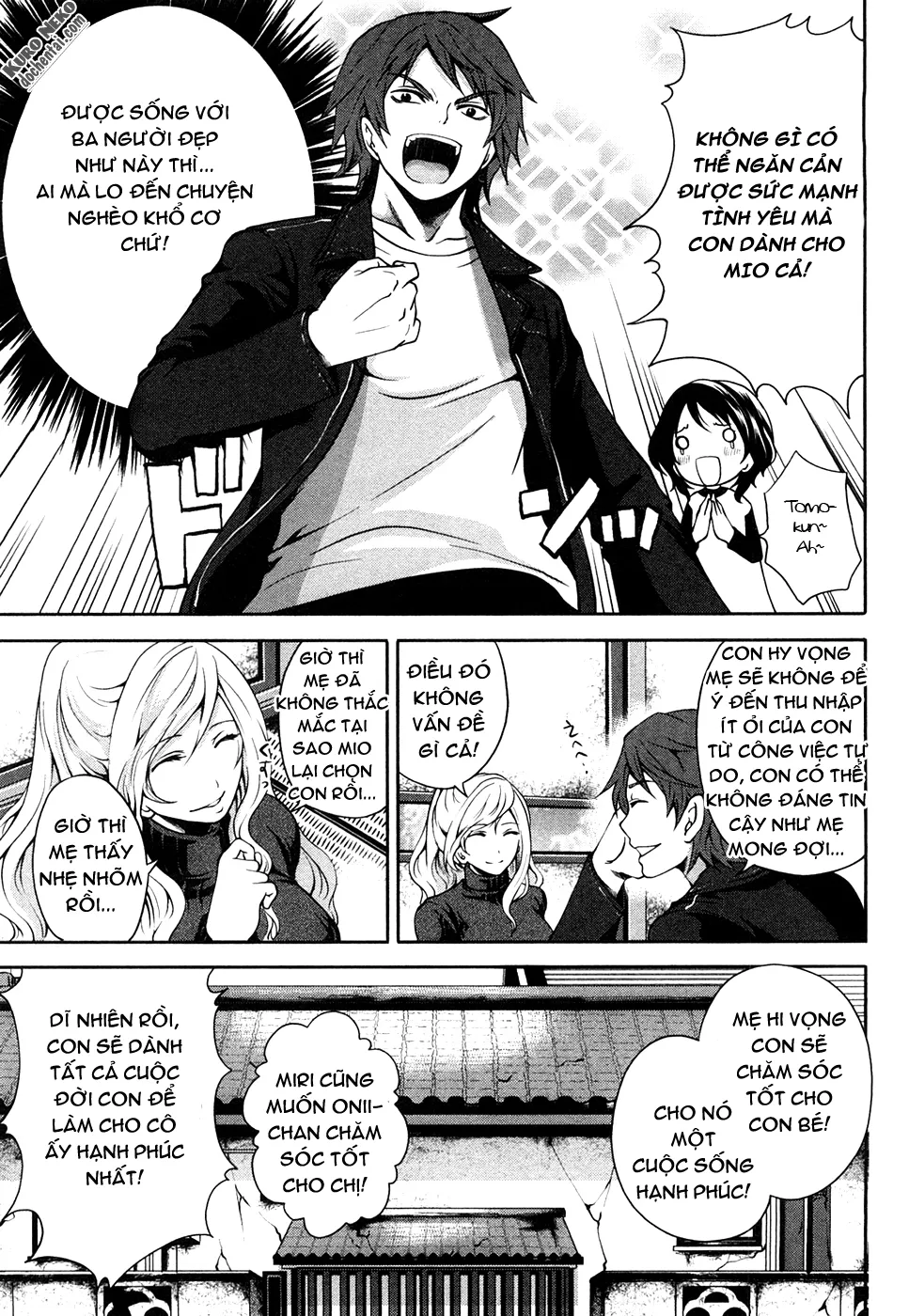 HentaiVN.net - Ảnh 13 - Shimoeda-sanchi no Akarui Shokutaku [Shimoeda-san Chi no Akarui Shokutaku] - Chap 1