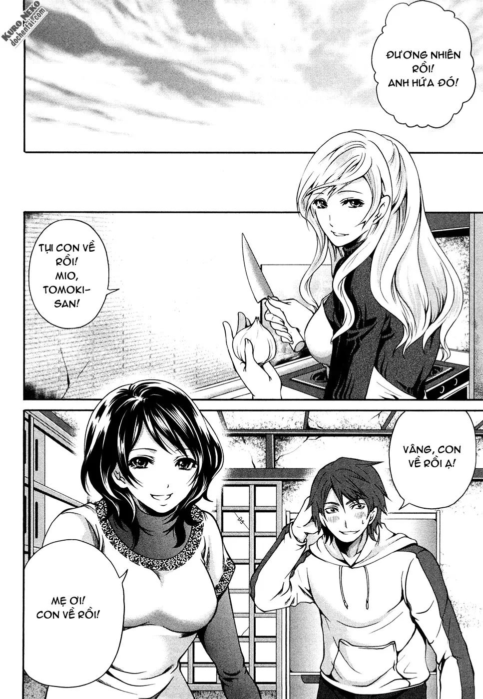 HentaiVN.net - Ảnh 16 - Shimoeda-sanchi no Akarui Shokutaku [Shimoeda-san Chi no Akarui Shokutaku] - Chap 1