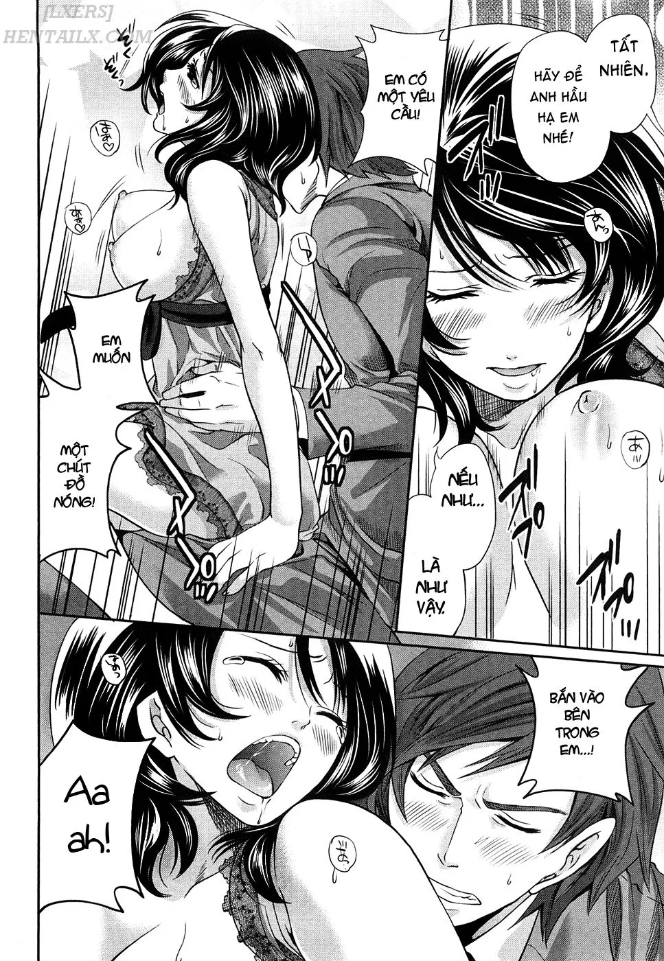HentaiVN.net - Ảnh 16 - Shimoeda-sanchi no Akarui Shokutaku [Shimoeda-san Chi no Akarui Shokutaku] - Chap 6