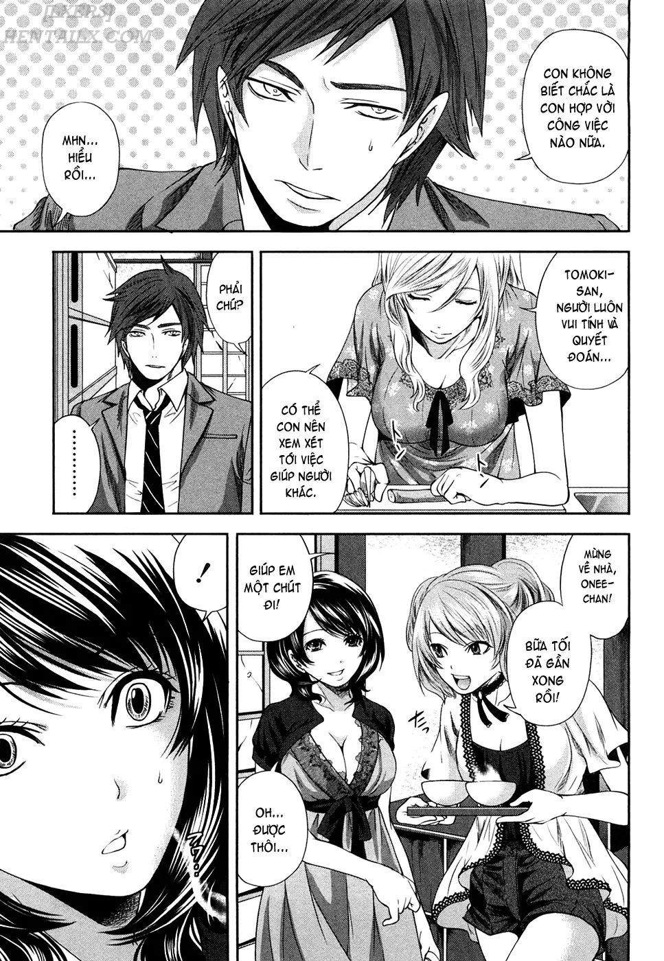 HentaiVN.net - Ảnh 19 - Shimoeda-sanchi no Akarui Shokutaku [Shimoeda-san Chi no Akarui Shokutaku] - Chap 6