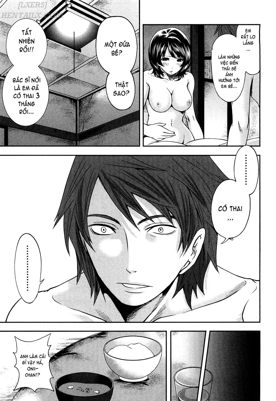 HentaiVN.net - Ảnh 11 - Shimoeda-sanchi no Akarui Shokutaku [Shimoeda-san Chi no Akarui Shokutaku] - Chap 7