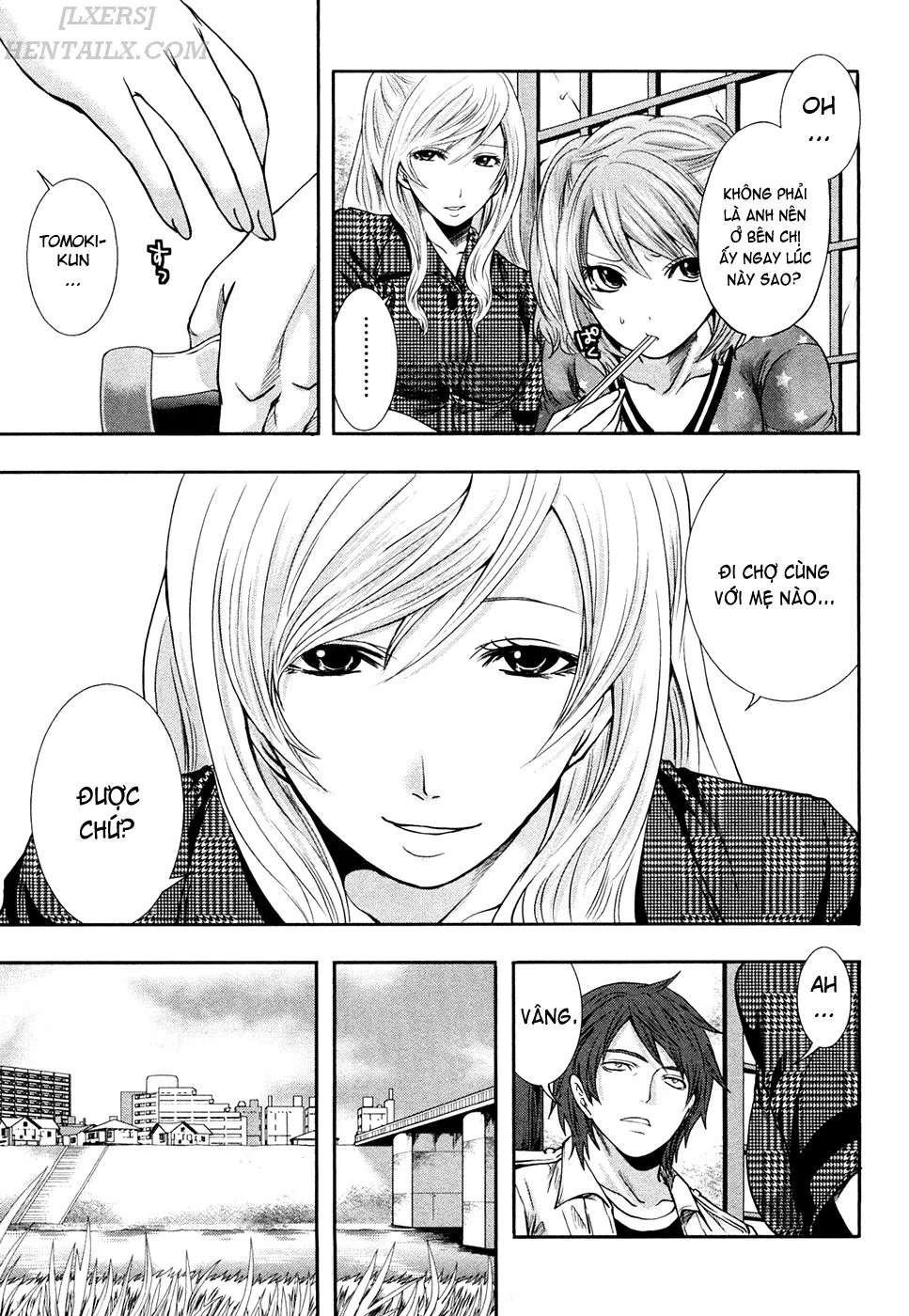 HentaiVN.net - Ảnh 13 - Shimoeda-sanchi no Akarui Shokutaku [Shimoeda-san Chi no Akarui Shokutaku] - Chap 7