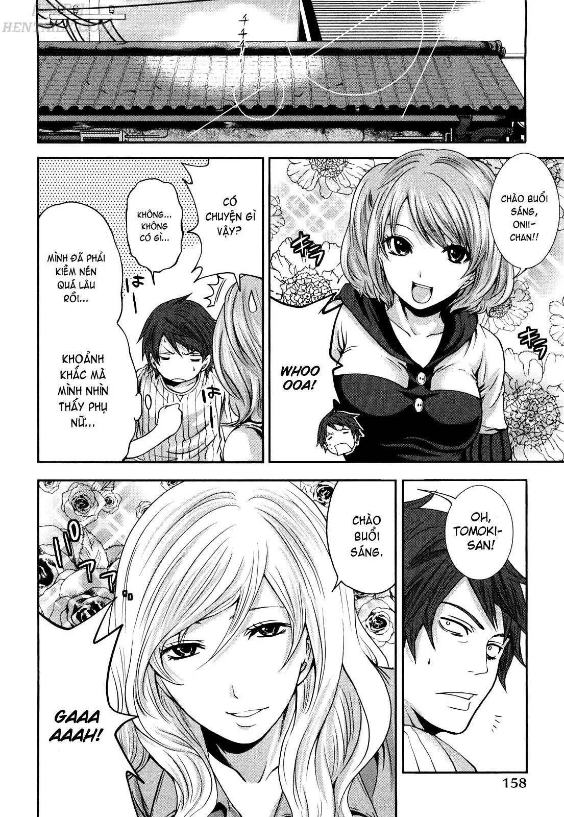 HentaiVN.net - Ảnh 9 - Shimoeda-sanchi no Akarui Shokutaku [Shimoeda-san Chi no Akarui Shokutaku] - Chap 8