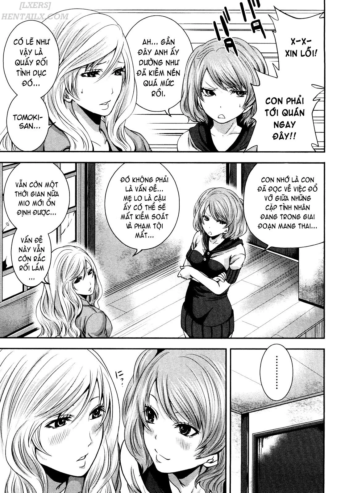 HentaiVN.net - Ảnh 10 - Shimoeda-sanchi no Akarui Shokutaku [Shimoeda-san Chi no Akarui Shokutaku] - Chap 8