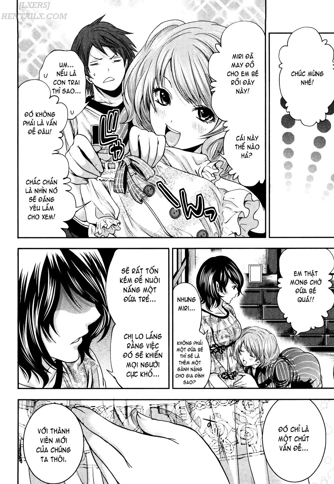 HentaiVN.net - Ảnh 4 - Shimoeda-sanchi no Akarui Shokutaku [Shimoeda-san Chi no Akarui Shokutaku] - Chap 8