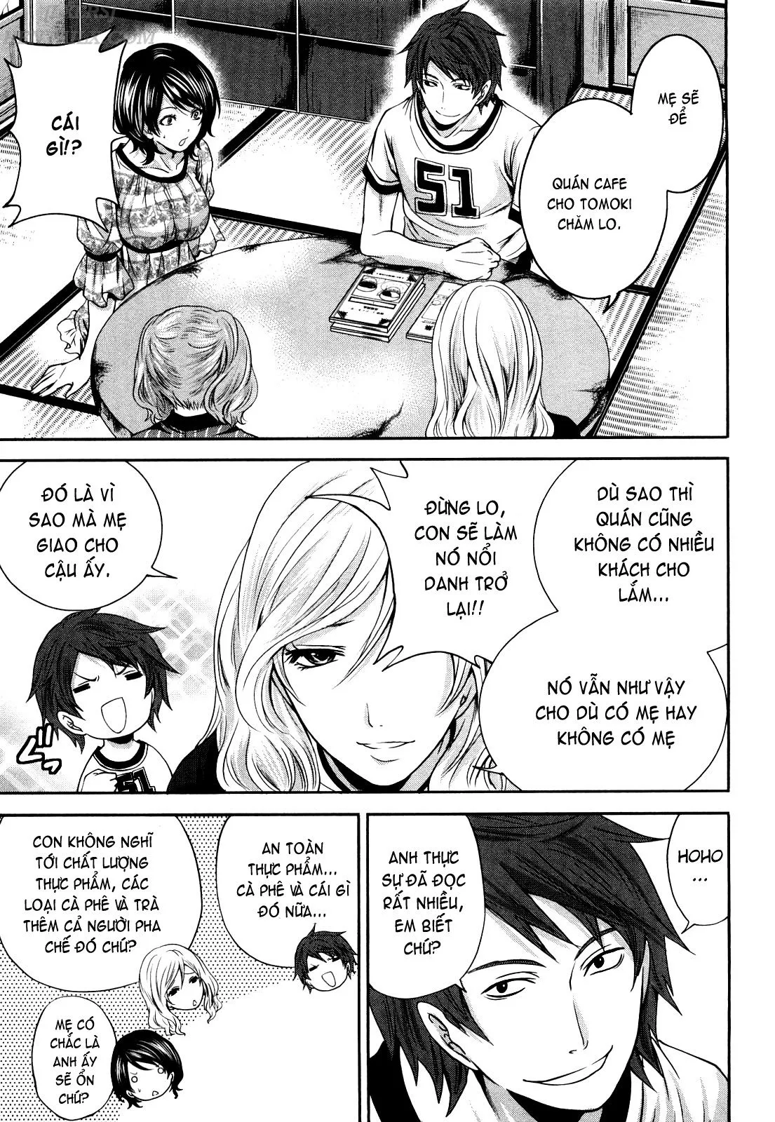HentaiVN.net - Ảnh 6 - Shimoeda-sanchi no Akarui Shokutaku [Shimoeda-san Chi no Akarui Shokutaku] - Chap 8