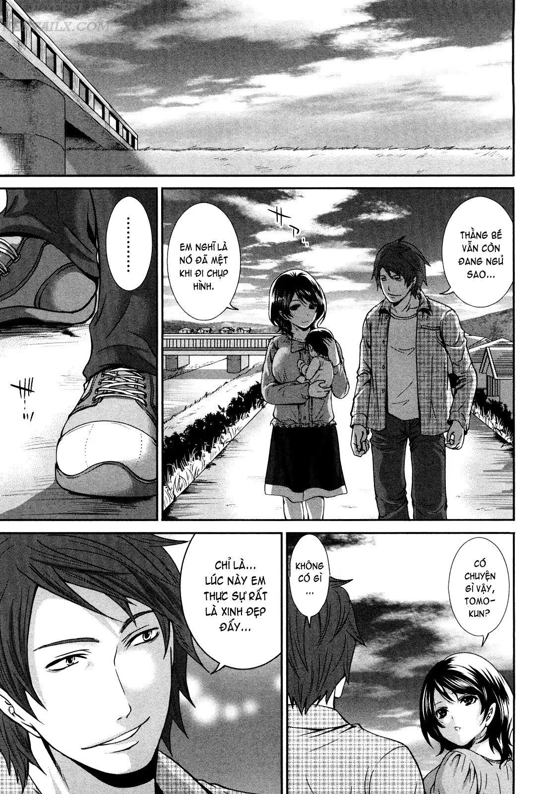 HentaiVN.net - Ảnh 15 - Shimoeda-sanchi no Akarui Shokutaku [Shimoeda-san Chi no Akarui Shokutaku] - Chap 9 - END
