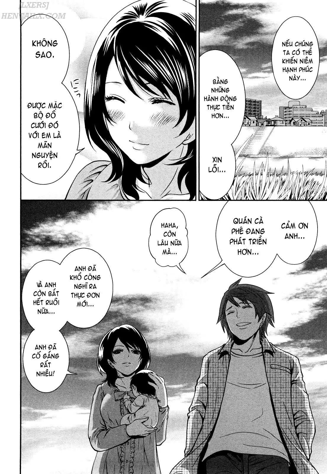 HentaiVN.net - Ảnh 16 - Shimoeda-sanchi no Akarui Shokutaku [Shimoeda-san Chi no Akarui Shokutaku] - Chap 9 - END
