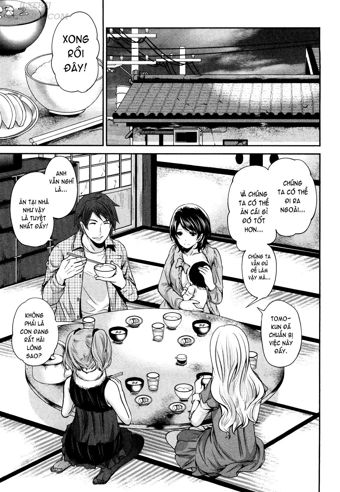 HentaiVN.net - Ảnh 19 - Shimoeda-sanchi no Akarui Shokutaku [Shimoeda-san Chi no Akarui Shokutaku] - Chap 9 - END