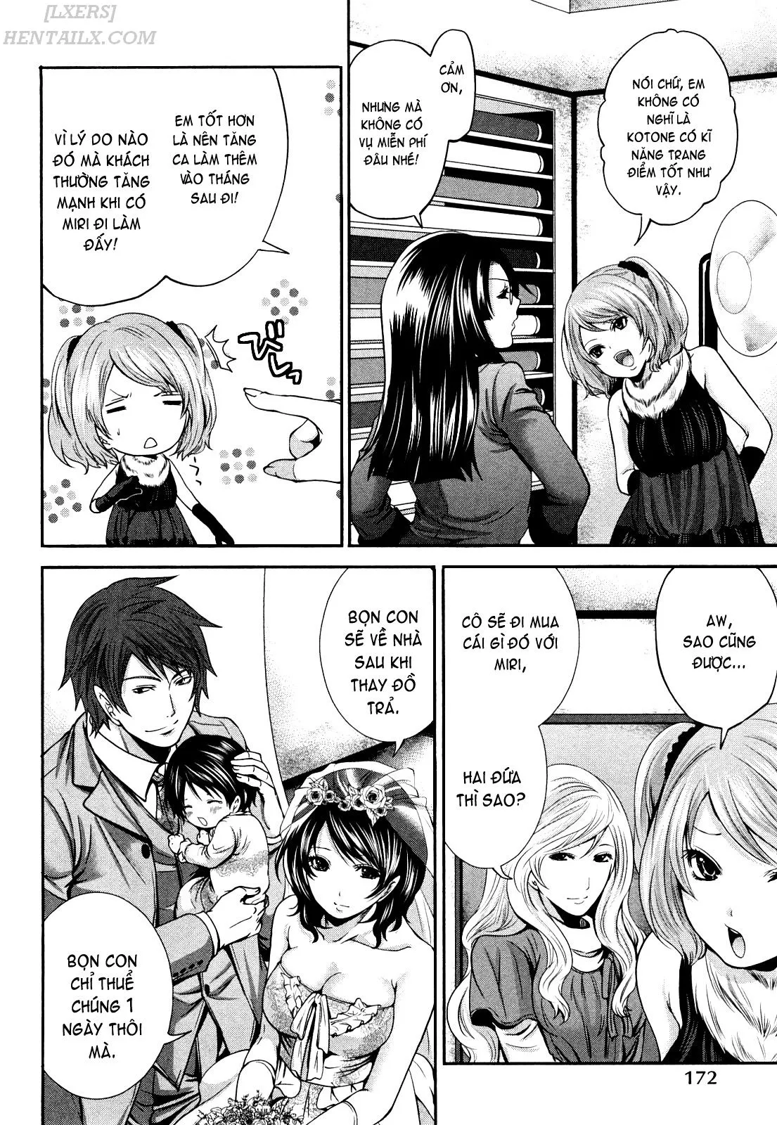 HentaiVN.net - Ảnh 4 - Shimoeda-sanchi no Akarui Shokutaku [Shimoeda-san Chi no Akarui Shokutaku] - Chap 9 - END