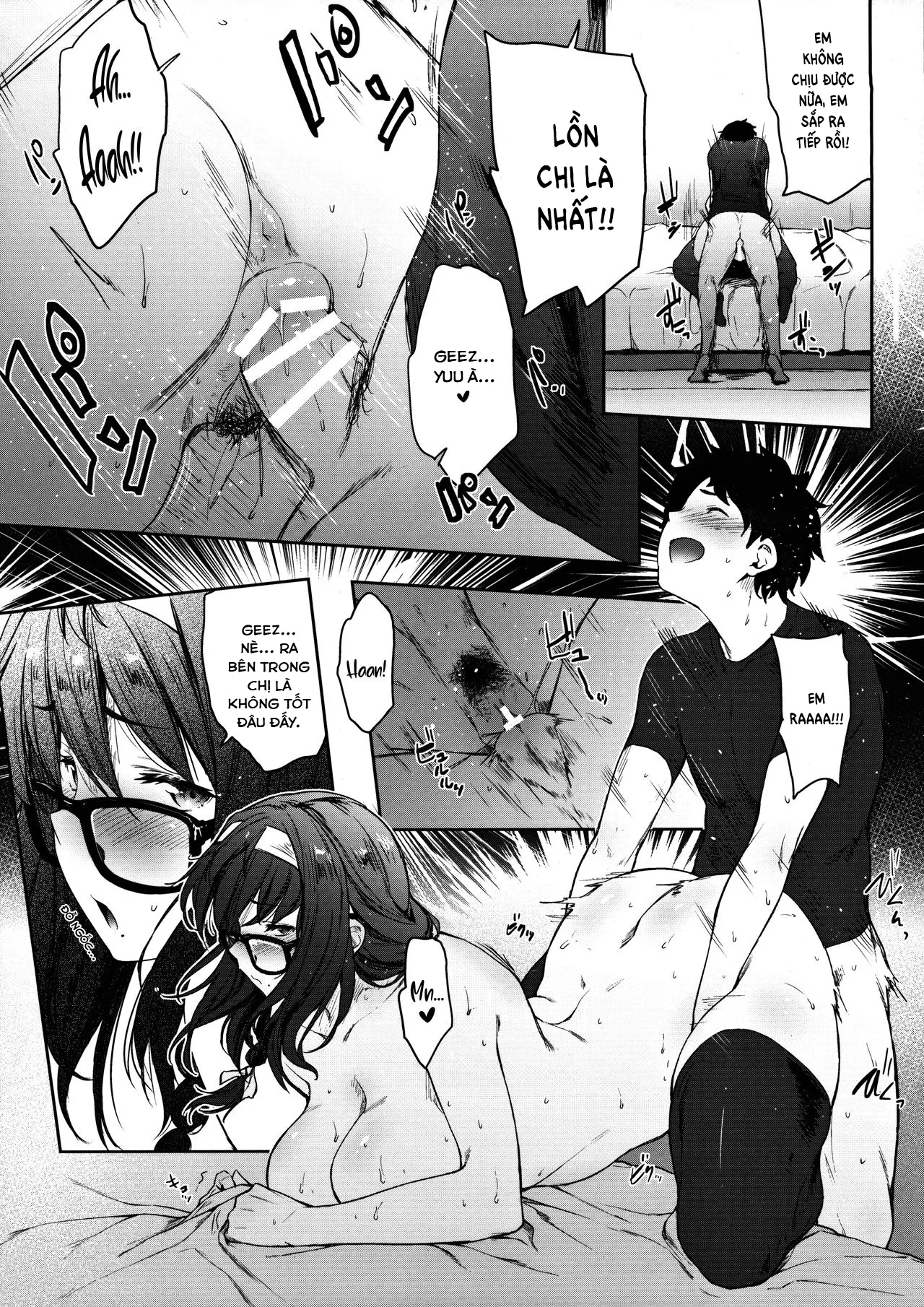 HentaiVN.net - Ảnh 13 - With My Stepsister While My Mom's Not Home [Babaa No Inu Ma Ni Nee-Chan To] - Oneshot