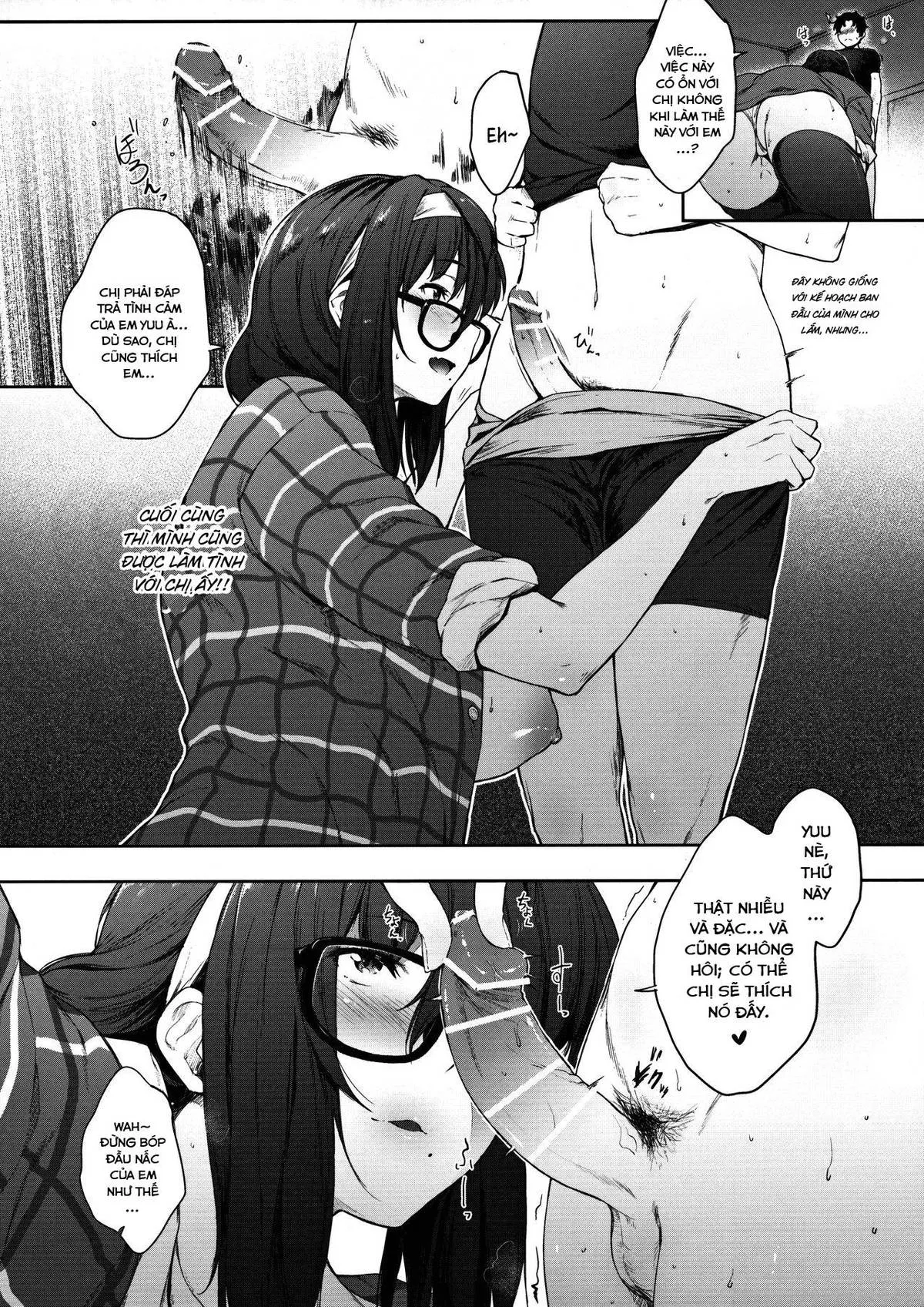 HentaiVN.net - Ảnh 9 - With My Stepsister While My Mom's Not Home [Babaa No Inu Ma Ni Nee-Chan To] - Oneshot