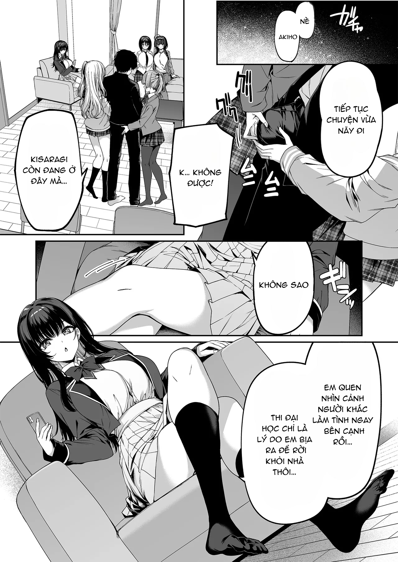HentaiVN.net - Ảnh 13 - InCha Couple ga You Gal-tachi to SEX Training Suru Hanashi 5 - Chap 1