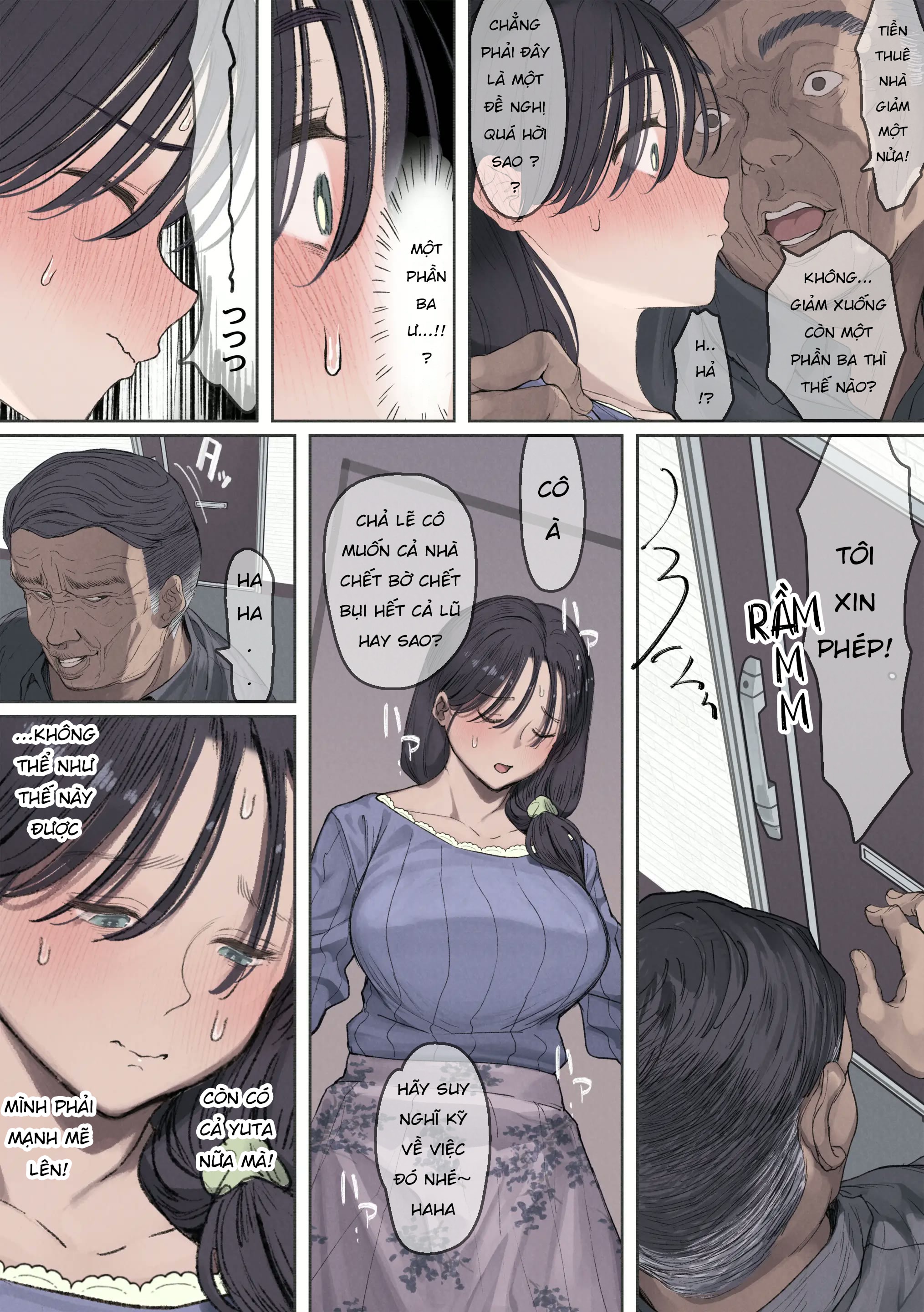 HentaiVN.net - Ảnh 12 - Tôi không thể trả tiền thuê nhà tháng này. - Oneshot