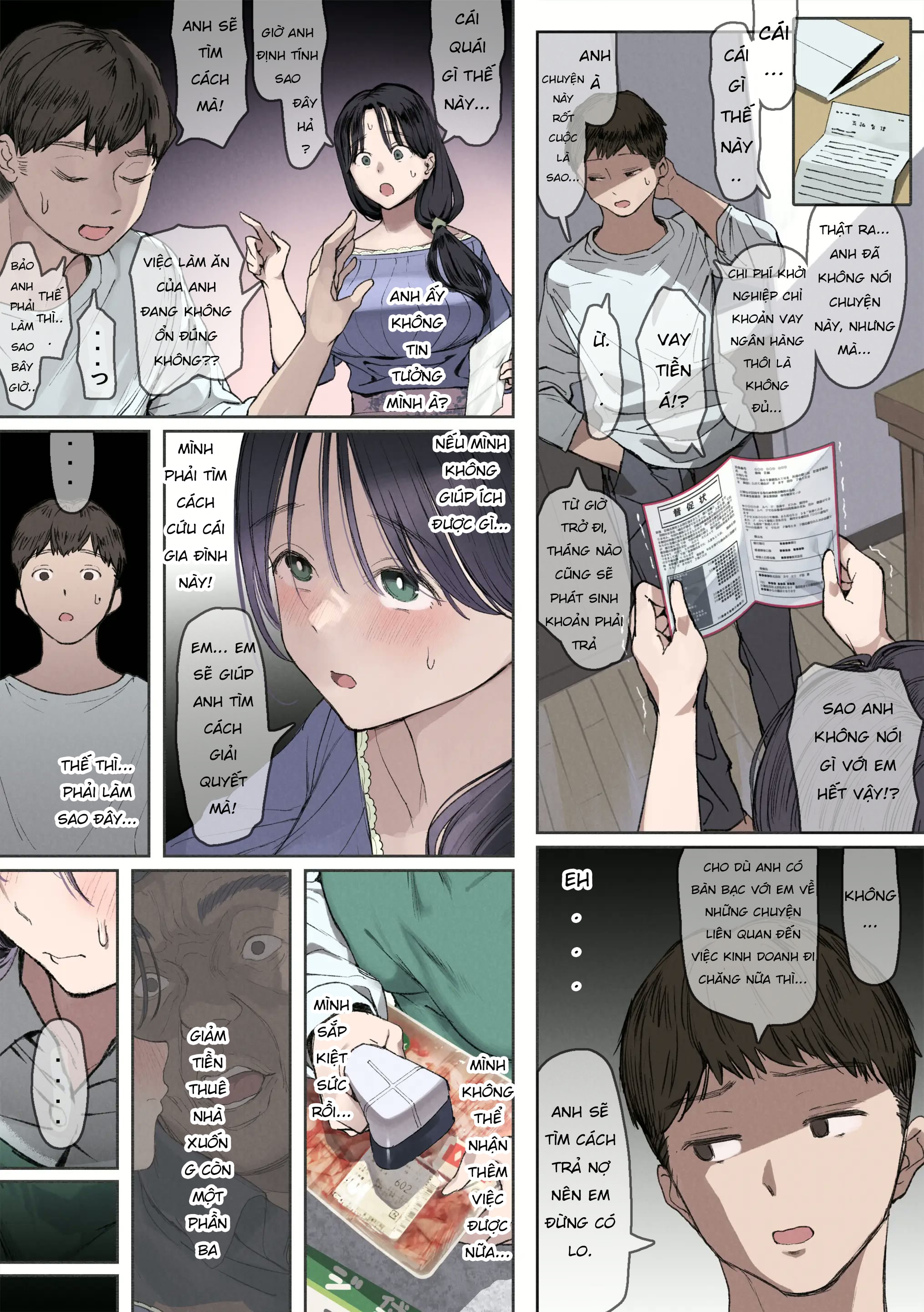 HentaiVN.net - Ảnh 13 - Tôi không thể trả tiền thuê nhà tháng này. - Oneshot