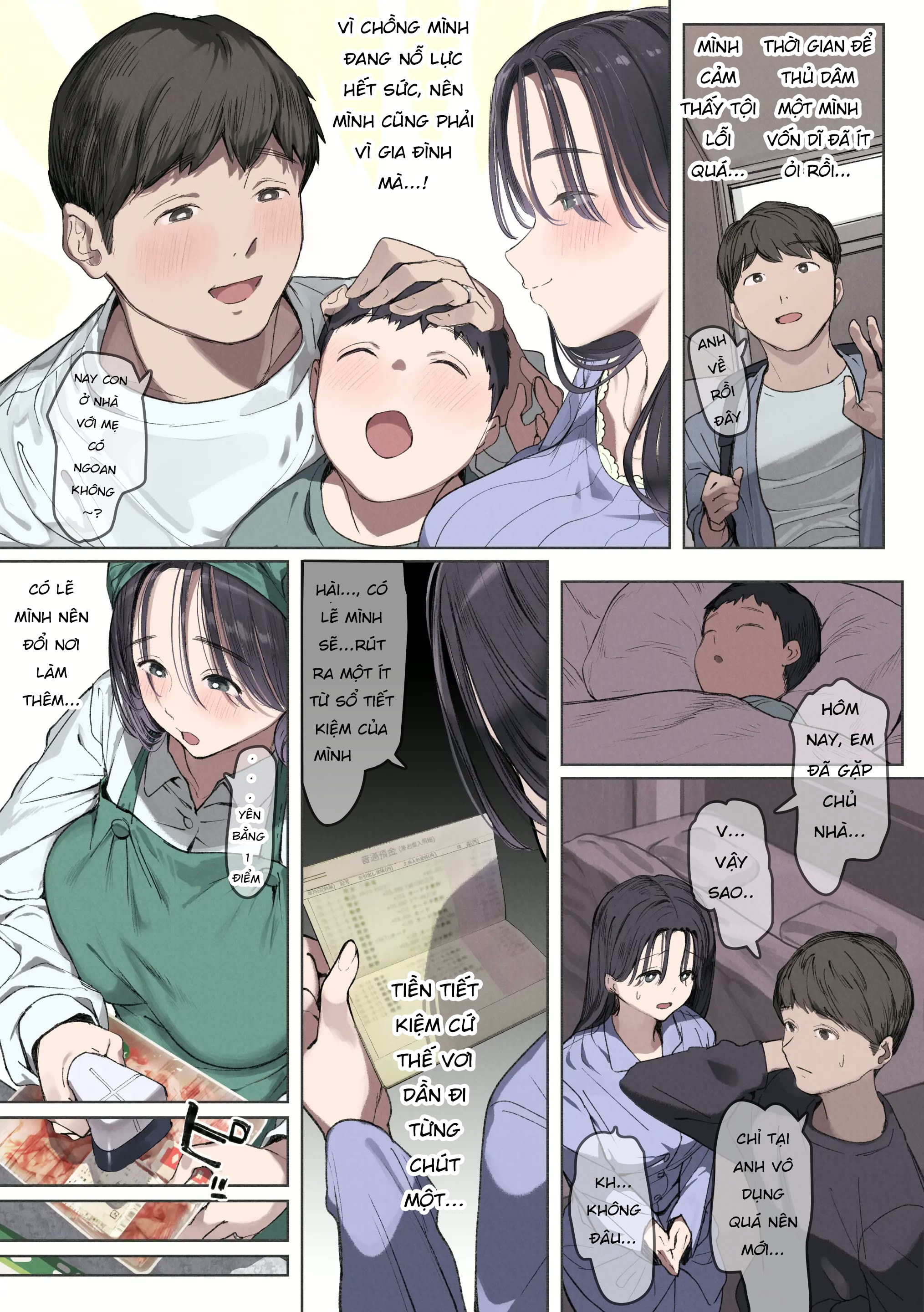 HentaiVN.net - Ảnh 9 - Tôi không thể trả tiền thuê nhà tháng này. - Oneshot