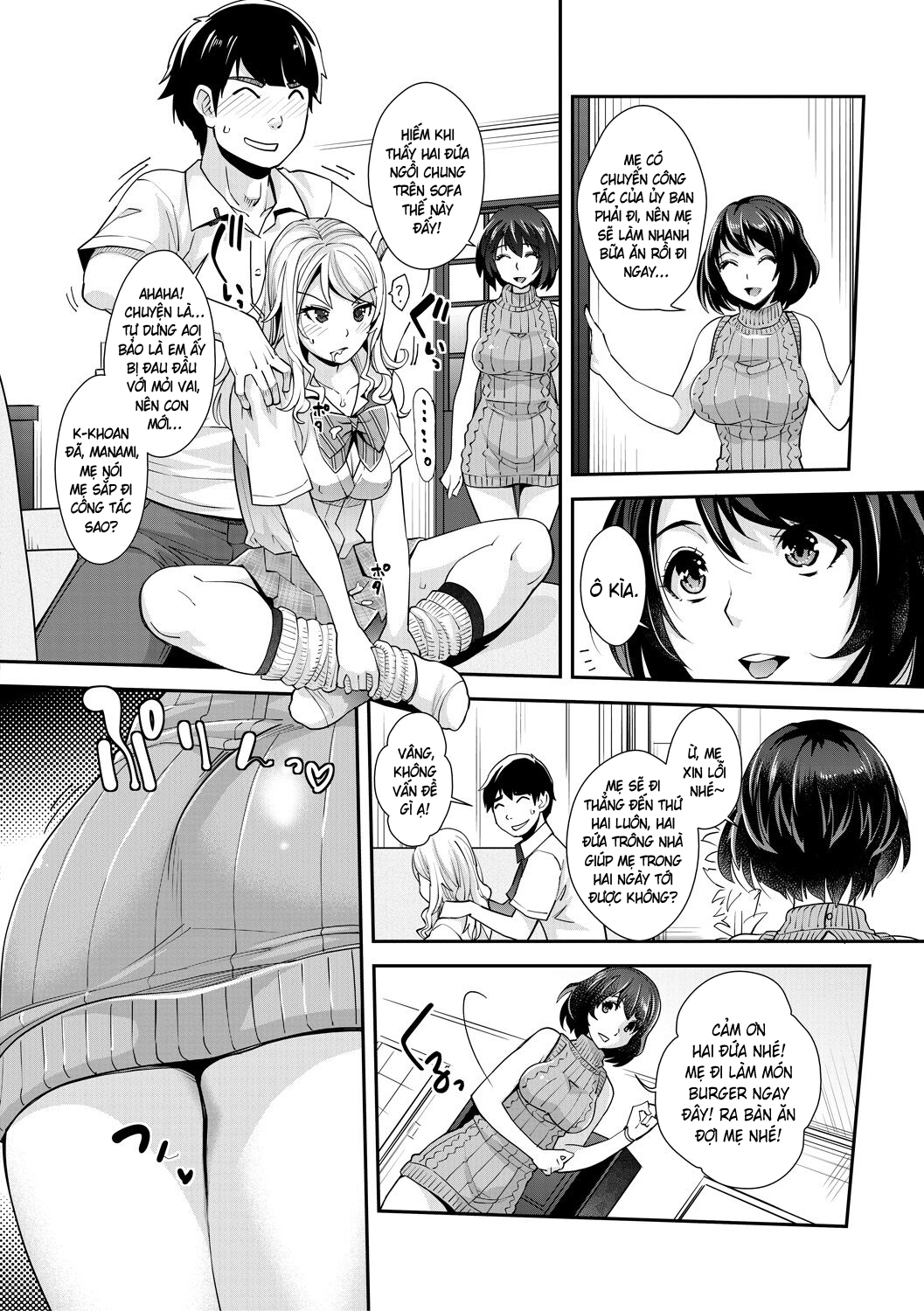 HentaiVN.net - Ảnh 18 - Cô em gái gyaru ra liên tục trong trò chơi thôi miên! - Chap 1
