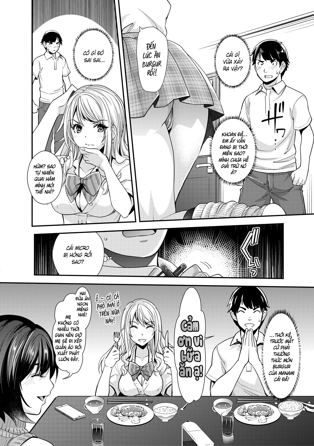 HentaiVN.net - Ảnh 20 - Cô em gái gyaru ra liên tục trong trò chơi thôi miên! - Chap 1