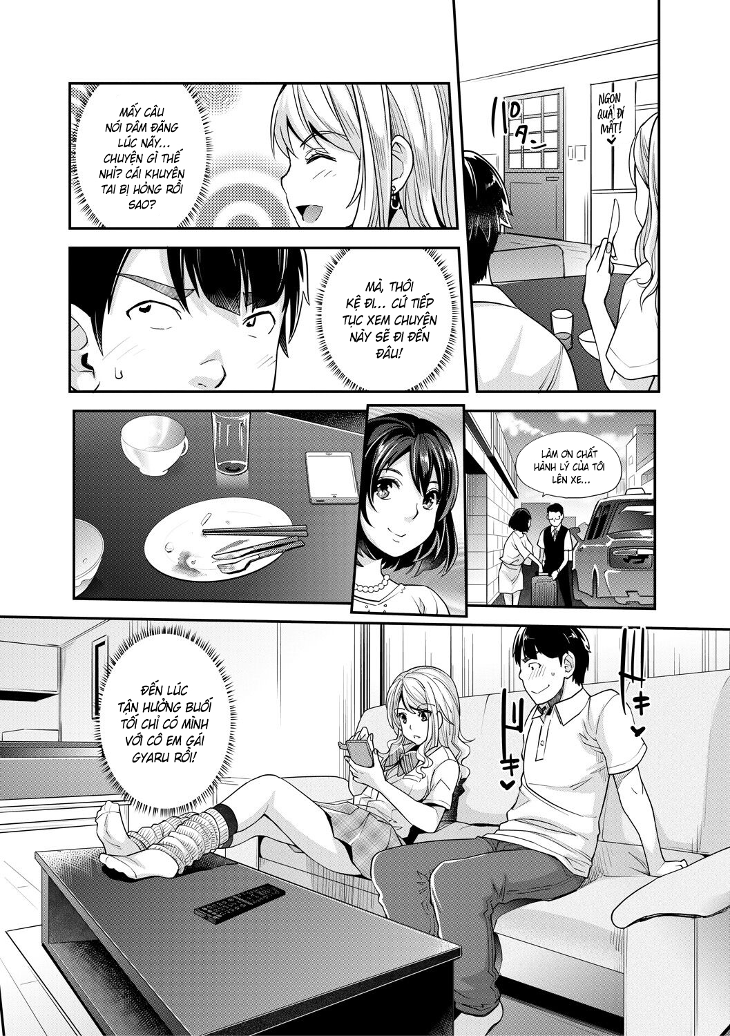HentaiVN.net - Ảnh 21 - Cô em gái gyaru ra liên tục trong trò chơi thôi miên! - Chap 1