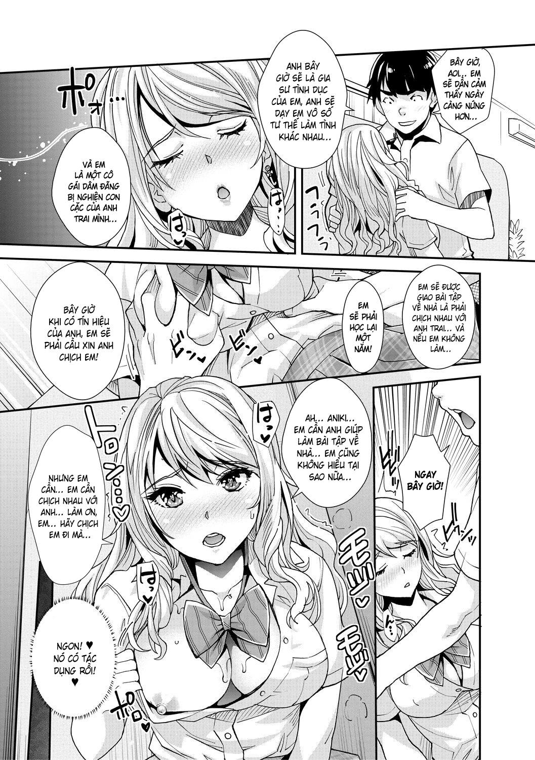 HentaiVN.net - Ảnh 23 - Cô em gái gyaru ra liên tục trong trò chơi thôi miên! - Chap 1