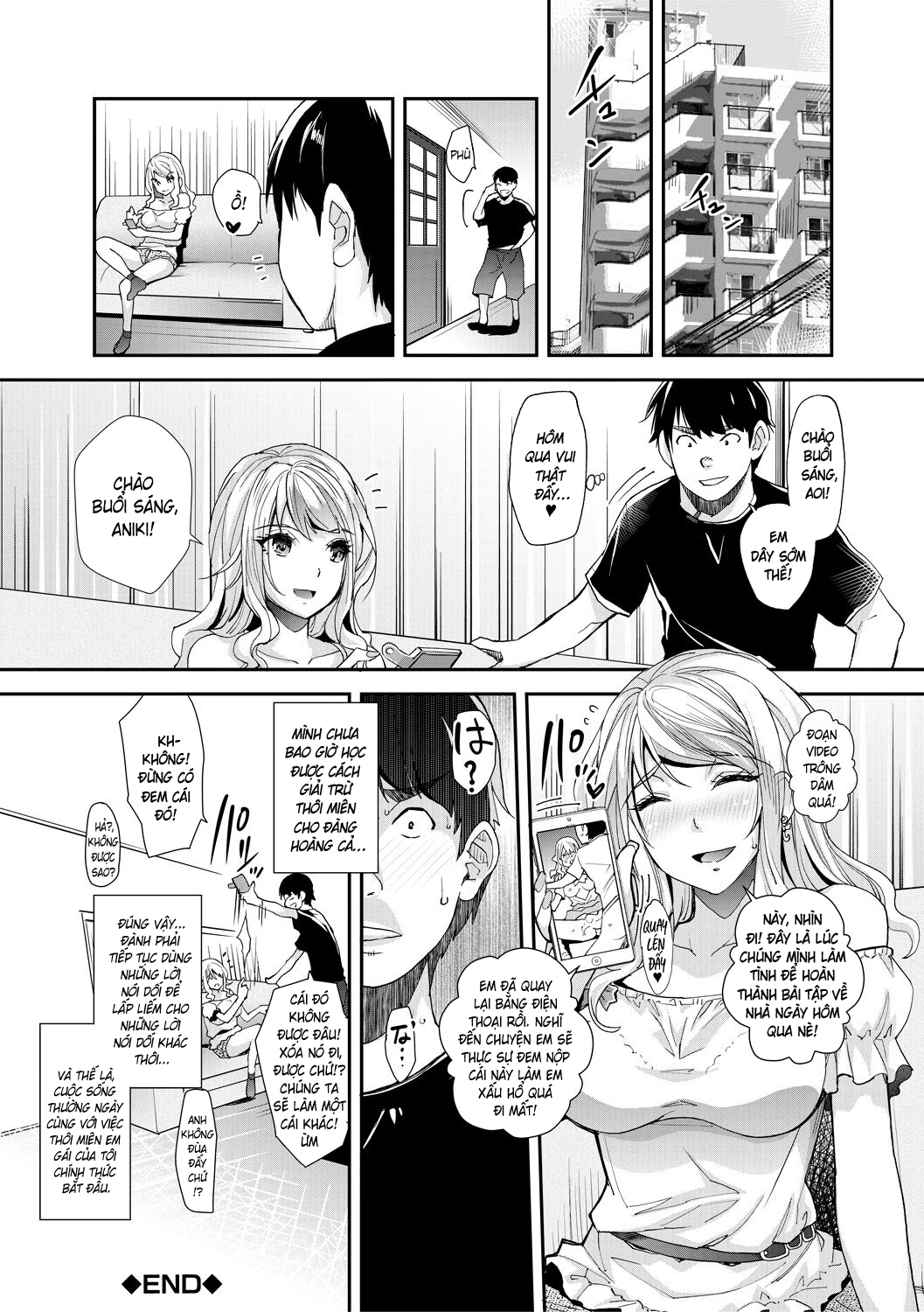 HentaiVN.net - Ảnh 32 - Cô em gái gyaru ra liên tục trong trò chơi thôi miên! - Chap 1