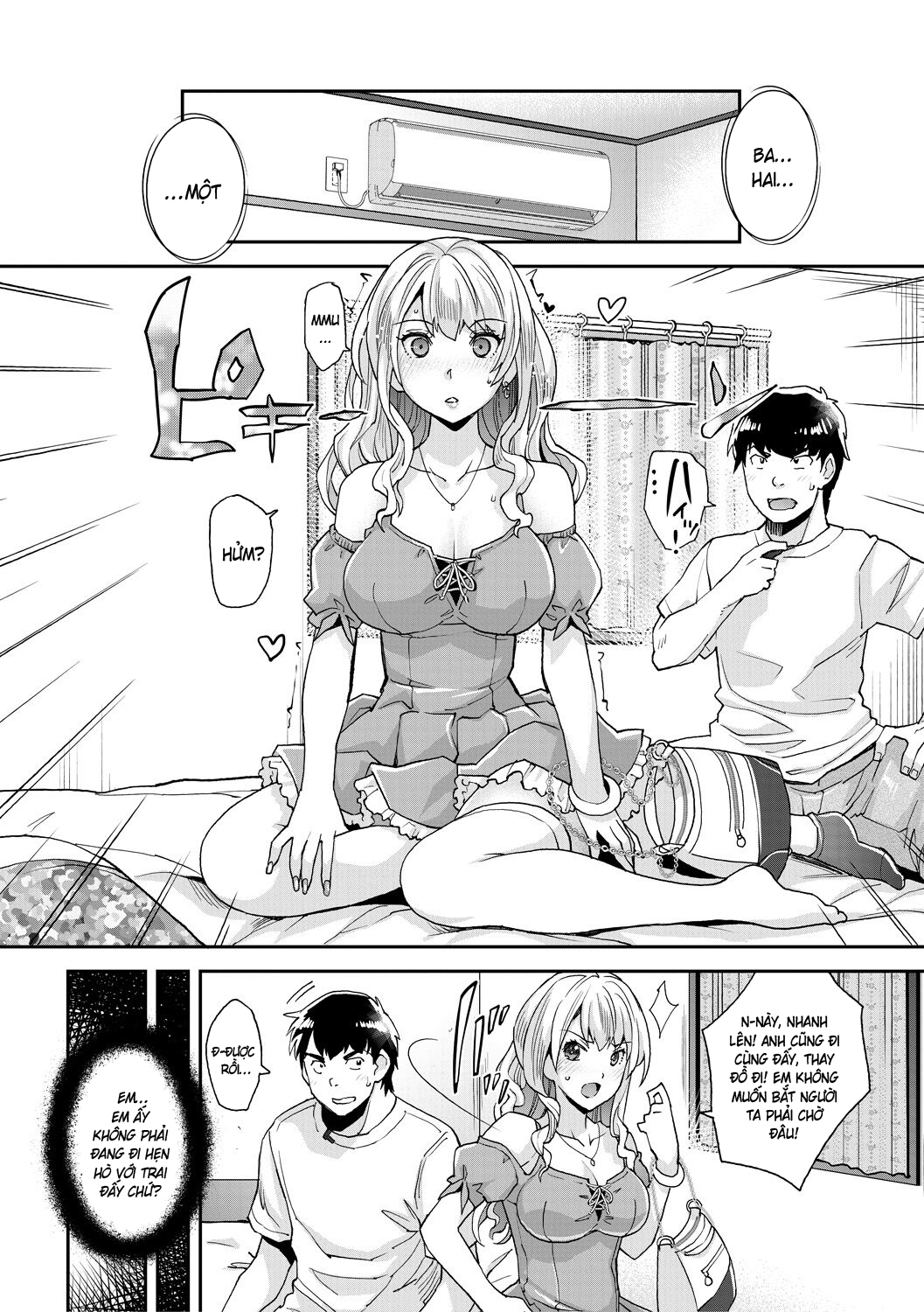 HentaiVN.net - Ảnh 13 - Cô em gái gyaru ra liên tục trong trò chơi thôi miên! - Chap 2
