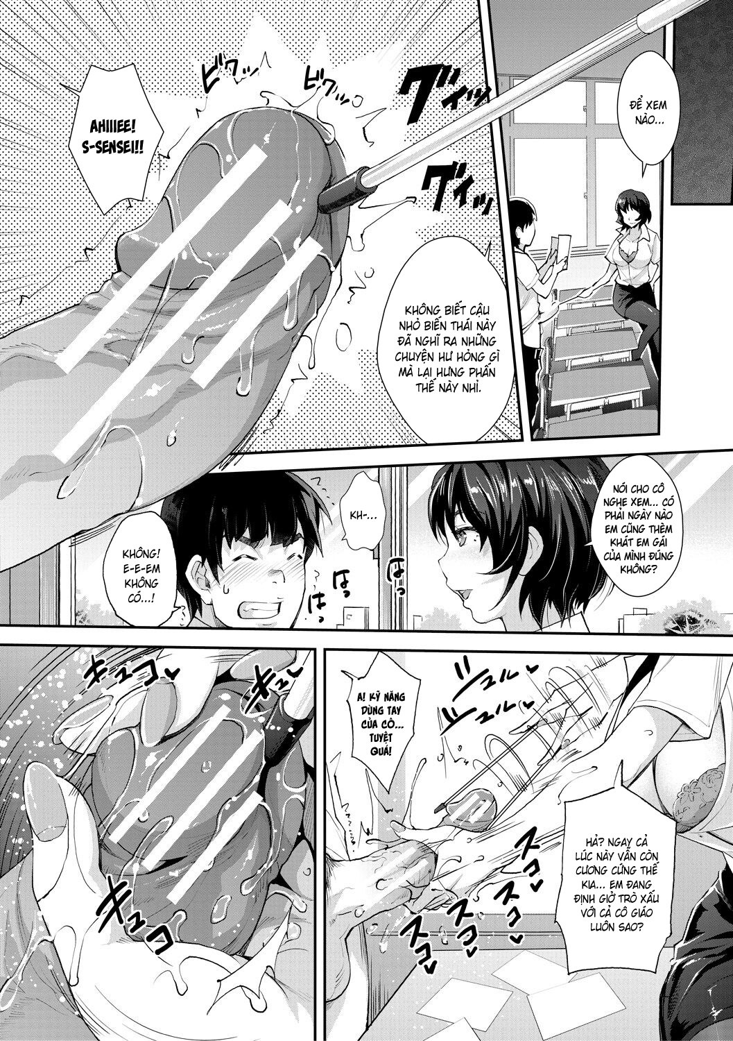 HentaiVN.net - Ảnh 18 - Cô em gái gyaru ra liên tục trong trò chơi thôi miên! - Chap 4