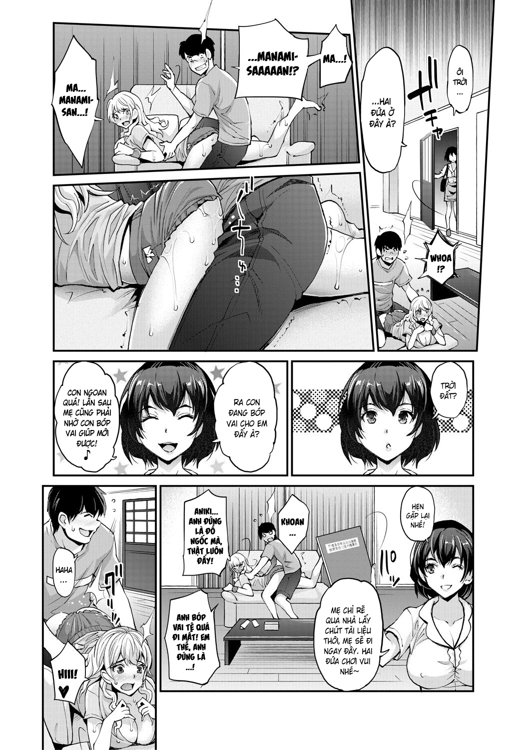 HentaiVN.net - Ảnh 19 - Cô em gái gyaru ra liên tục trong trò chơi thôi miên! - Chap 5
