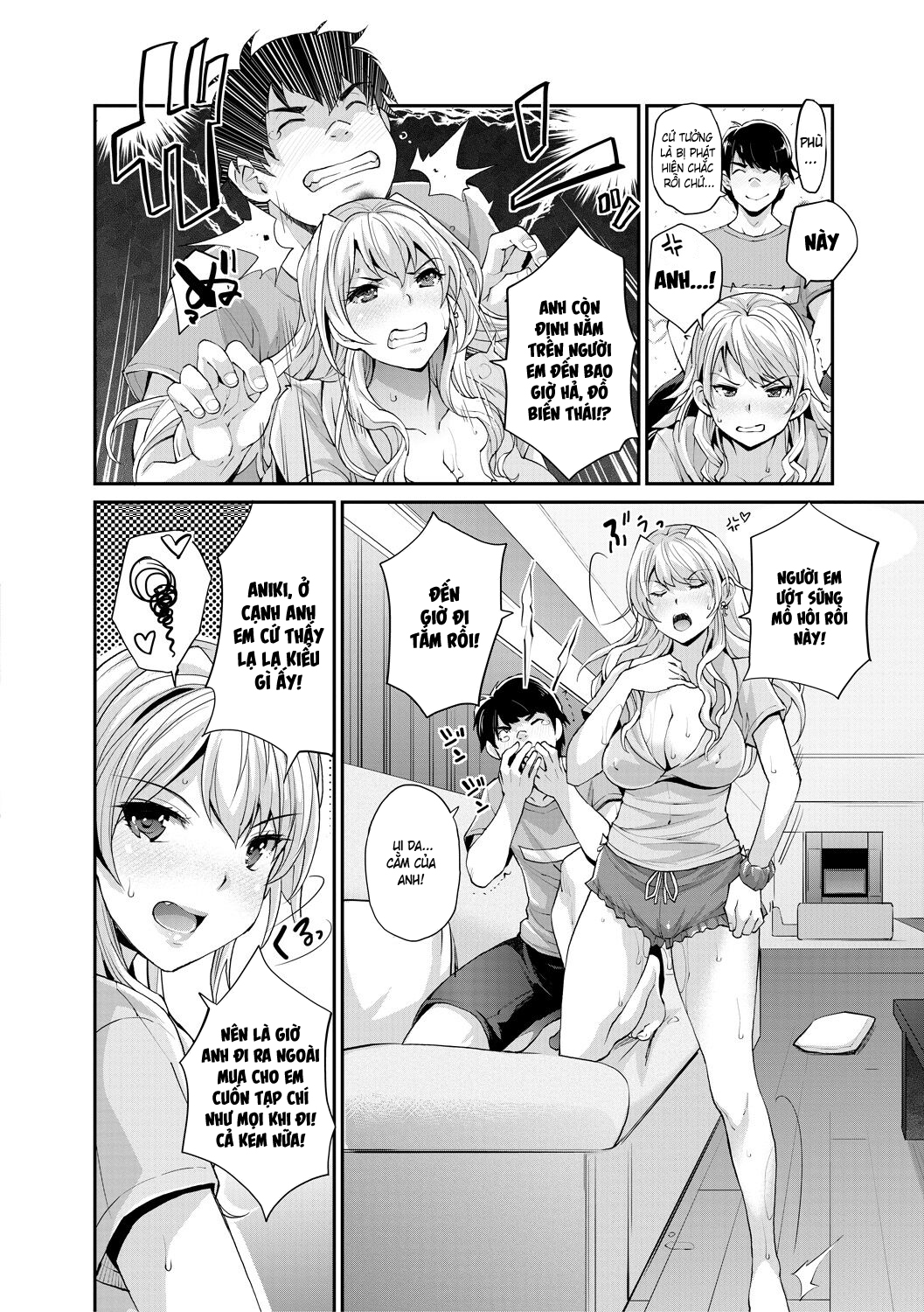 HentaiVN.net - Ảnh 20 - Cô em gái gyaru ra liên tục trong trò chơi thôi miên! - Chap 5