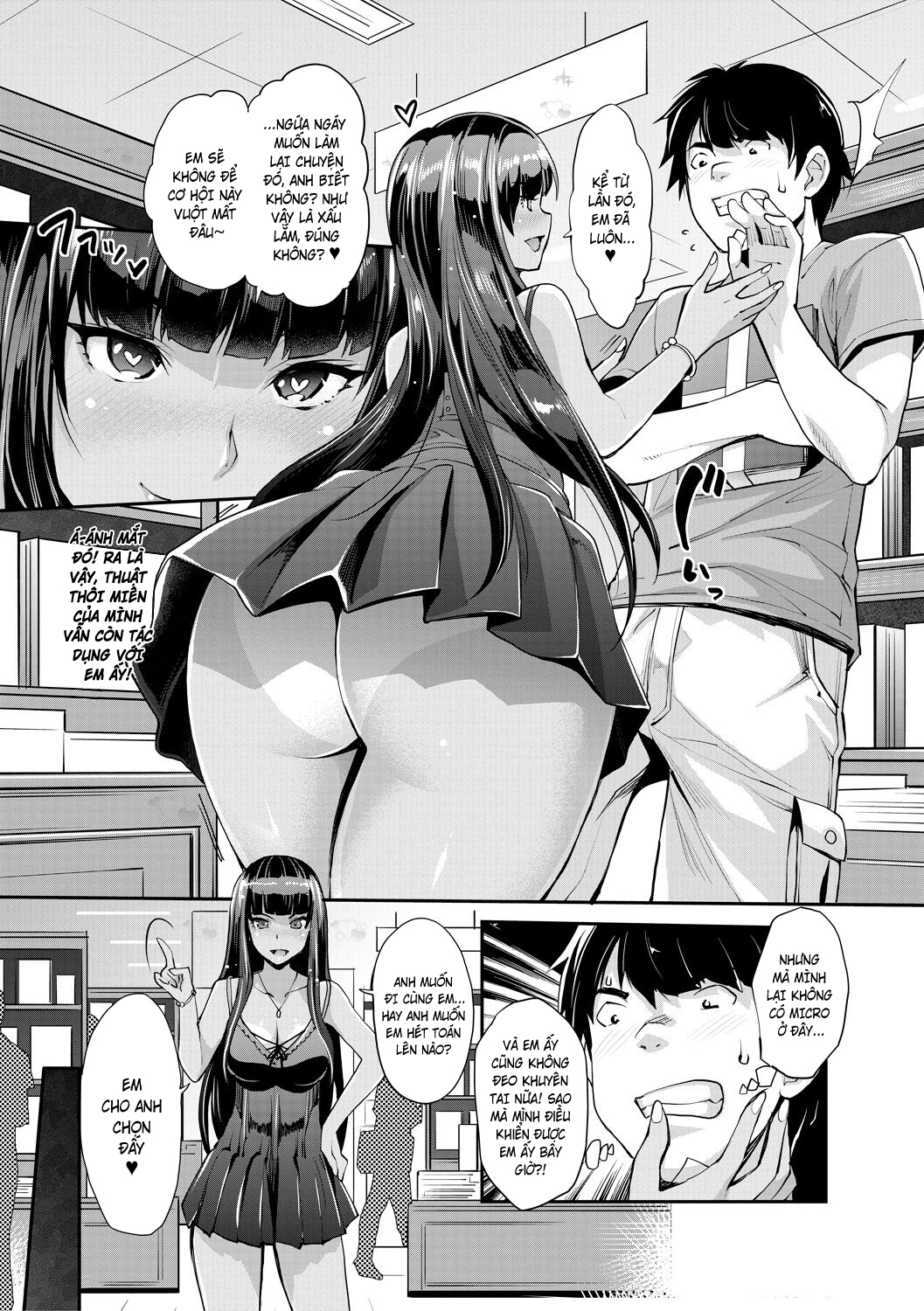 HentaiVN.net - Ảnh 23 - Cô em gái gyaru ra liên tục trong trò chơi thôi miên! - Chap 5