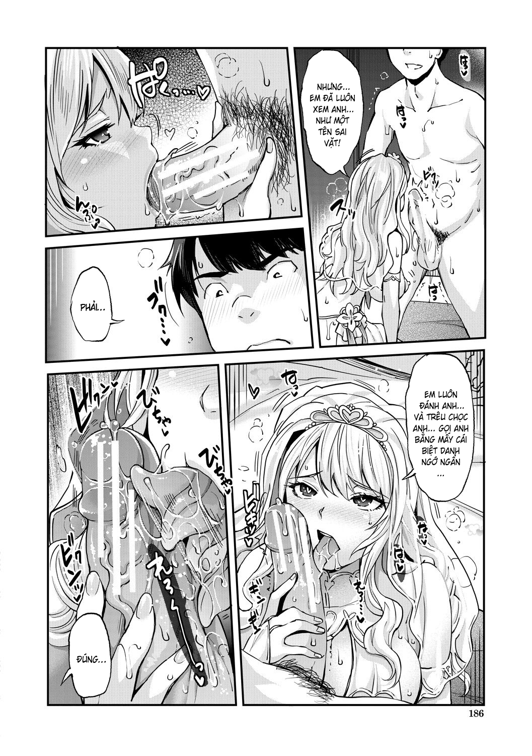 HentaiVN.net - Ảnh 20 - Cô em gái gyaru ra liên tục trong trò chơi thôi miên! - Chap 7