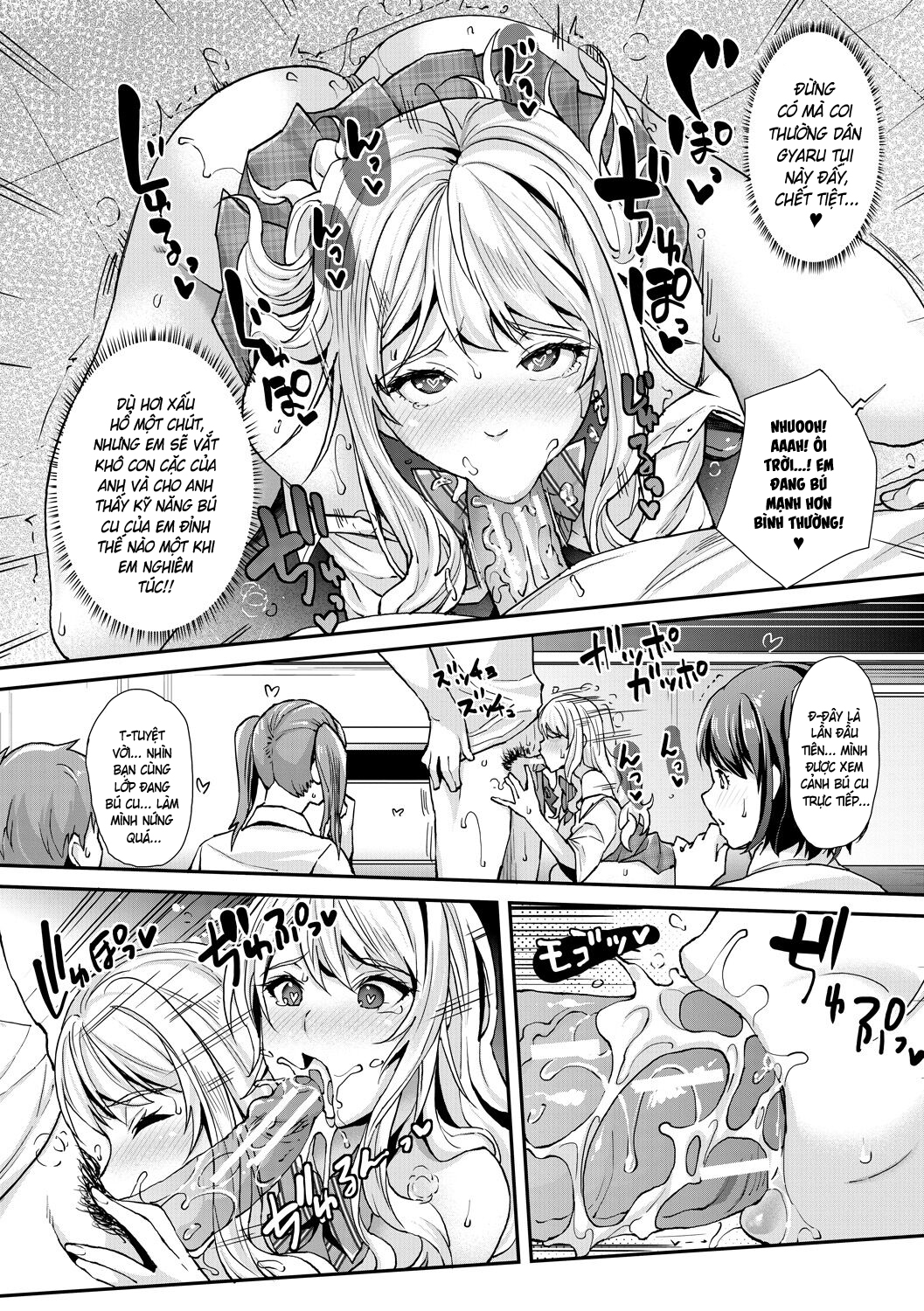 HentaiVN.net - Ảnh 6 - Cô em gái gyaru ra liên tục trong trò chơi thôi miên! - Chap 7