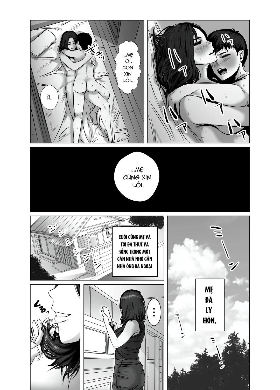 HentaiVN.net - Ảnh 52 - Khi say mẹ tôi hay phạm sai lầm, nên tôi cũng sai lầm theo - Oneshot