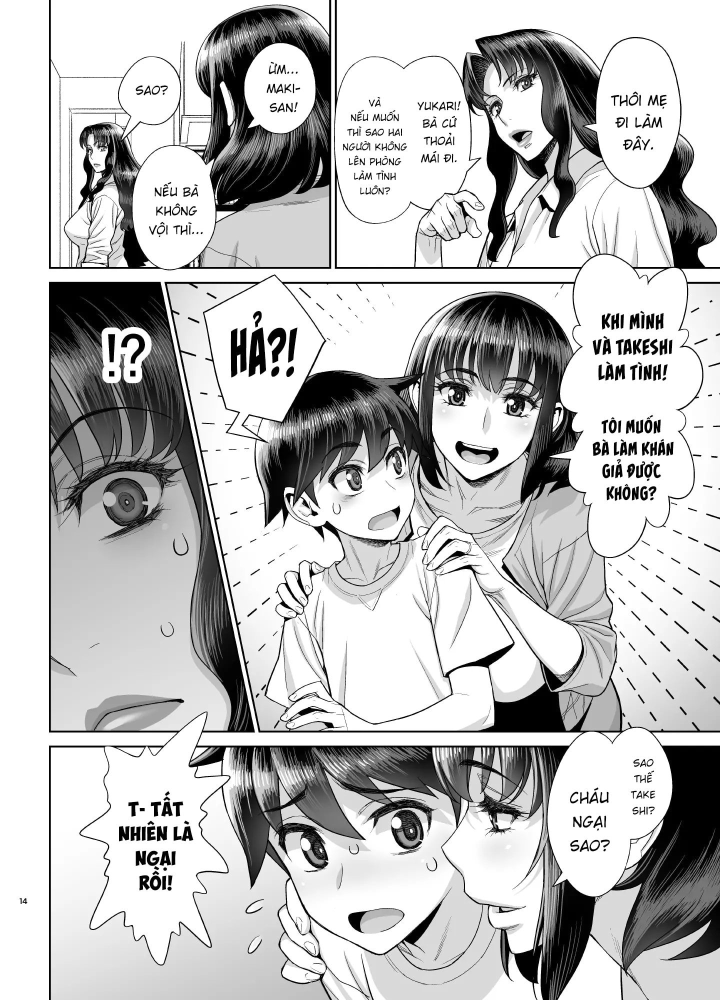 HentaiVN.net - Ảnh 15 - Yukari to Takeshi no Fucking Sankan - Oneshot nứng