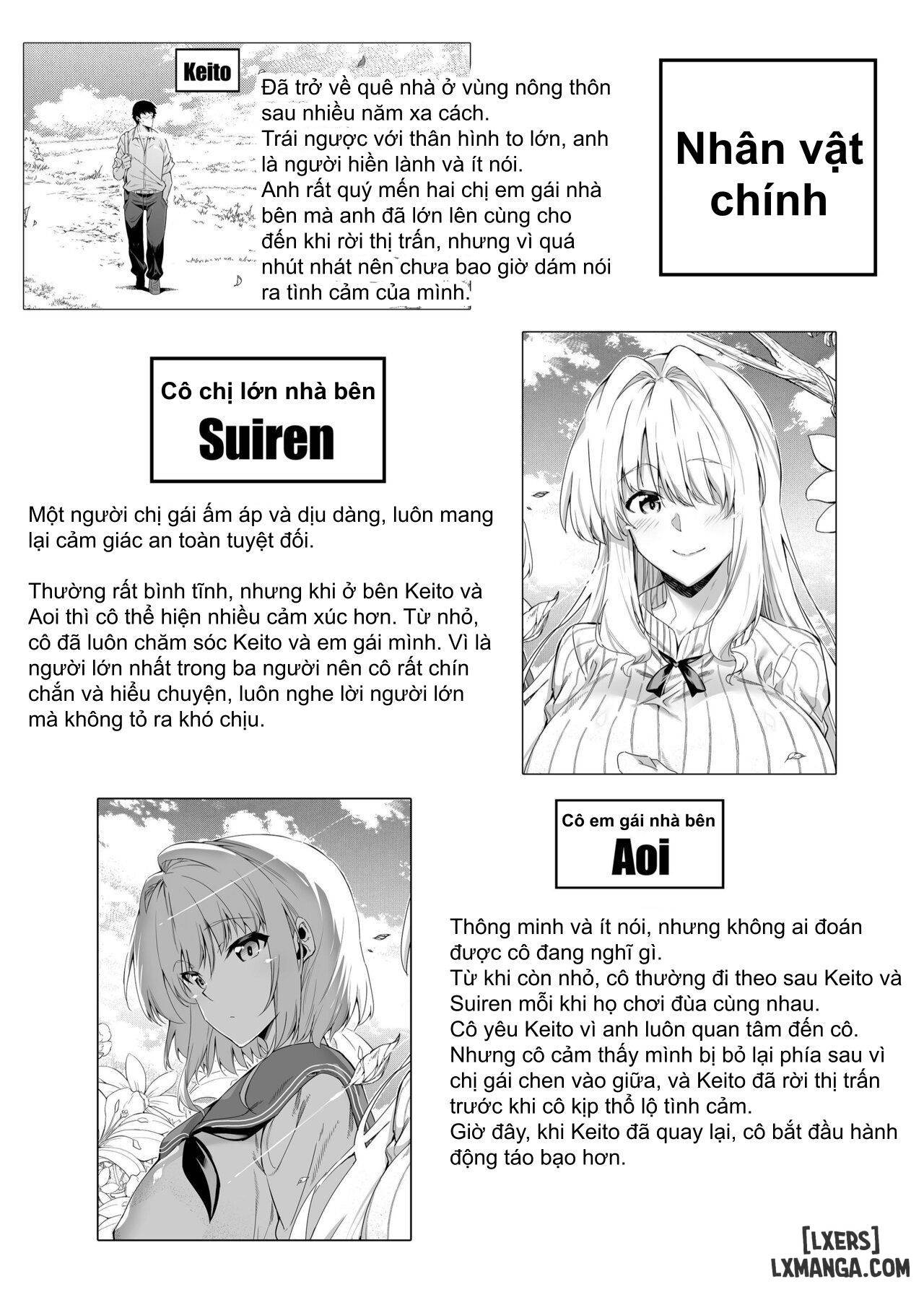 HentaiVN.net - Ảnh 3 - Natsu no Yari Naoshi -Inaka to Hanare to Bijin Shimai - Chap 1