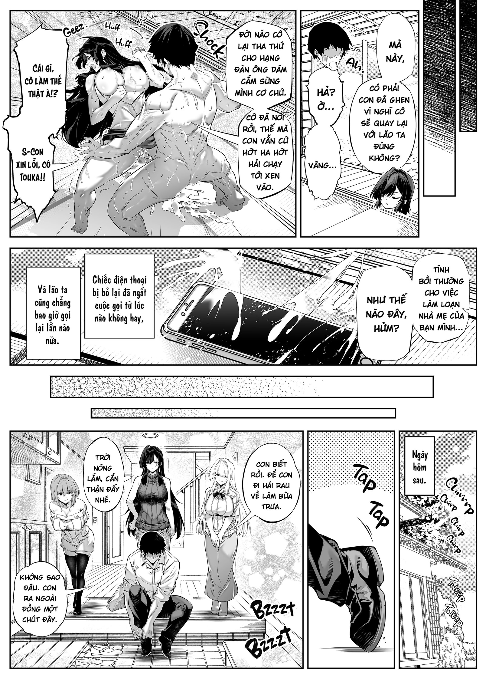 HentaiVN.net - Ảnh 137 - Natsu no Yari Naoshi -Inaka to Hanare to Bijin Shimai - Chap 5