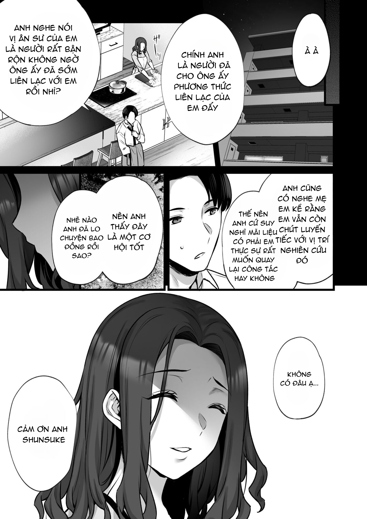 HentaiVN.net - Ảnh 8 - Tsuma no Hajimete no Otoko 3 - Chap 2