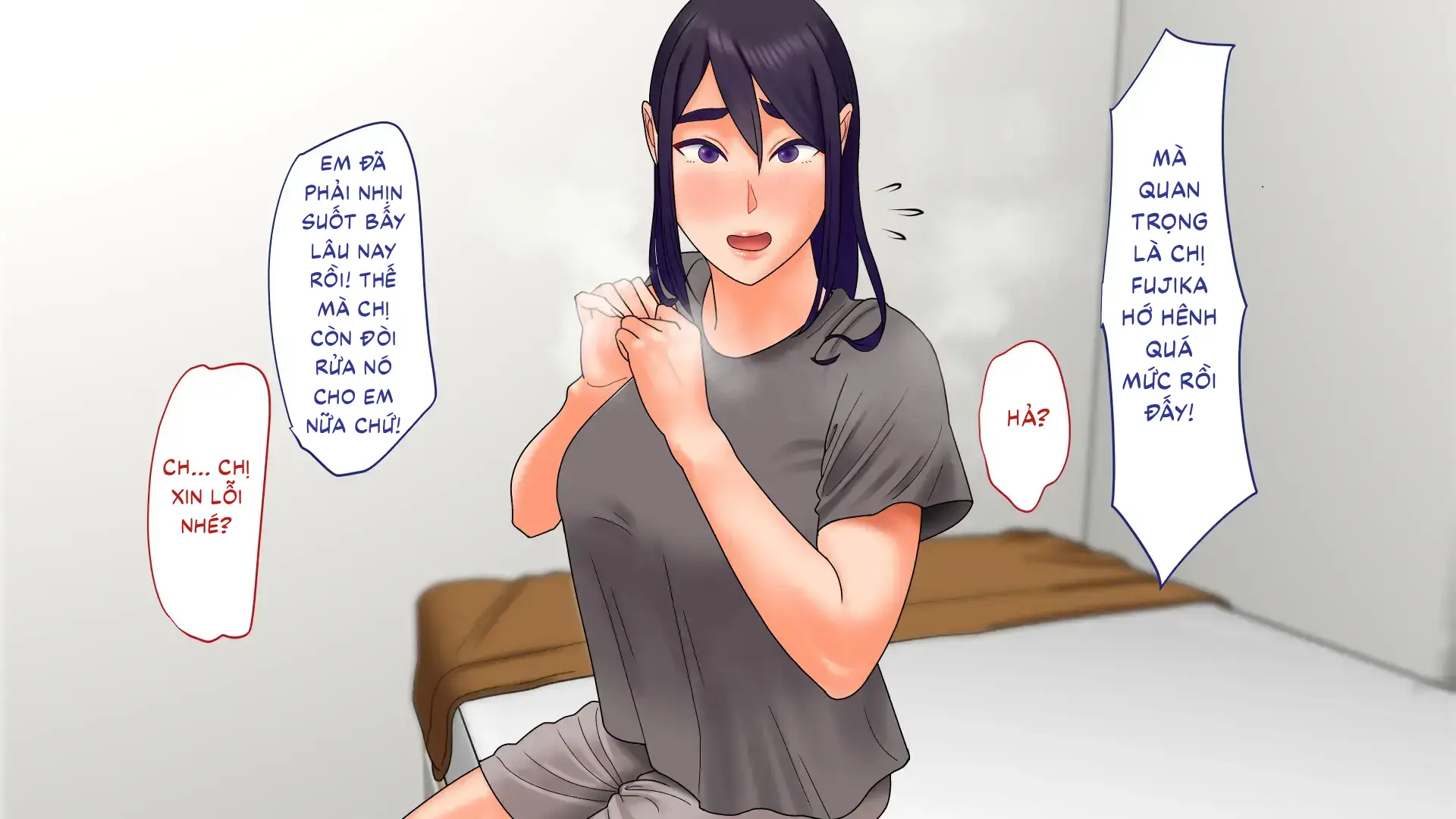 HentaiVN.net - Ảnh 9 - "...Kyou dake da yo" ~Oshi ni Yowai Isourou Saki no Onee-san to Asa made Ecchi~ - Chap 2
