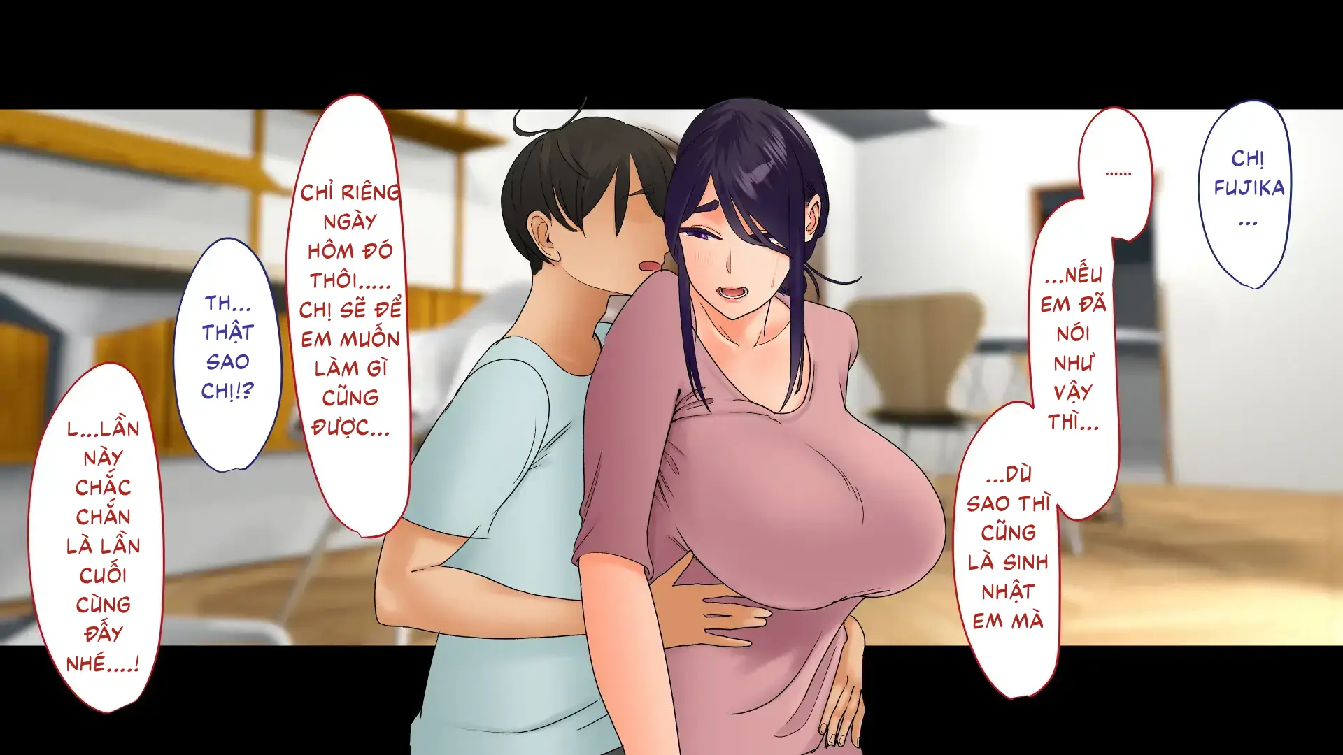 HentaiVN.net - Ảnh 34 - "...Kyou dake da yo" ~Oshi ni Yowai Isourou Saki no Onee-san to Asa made Ecchi~ - Chap 3