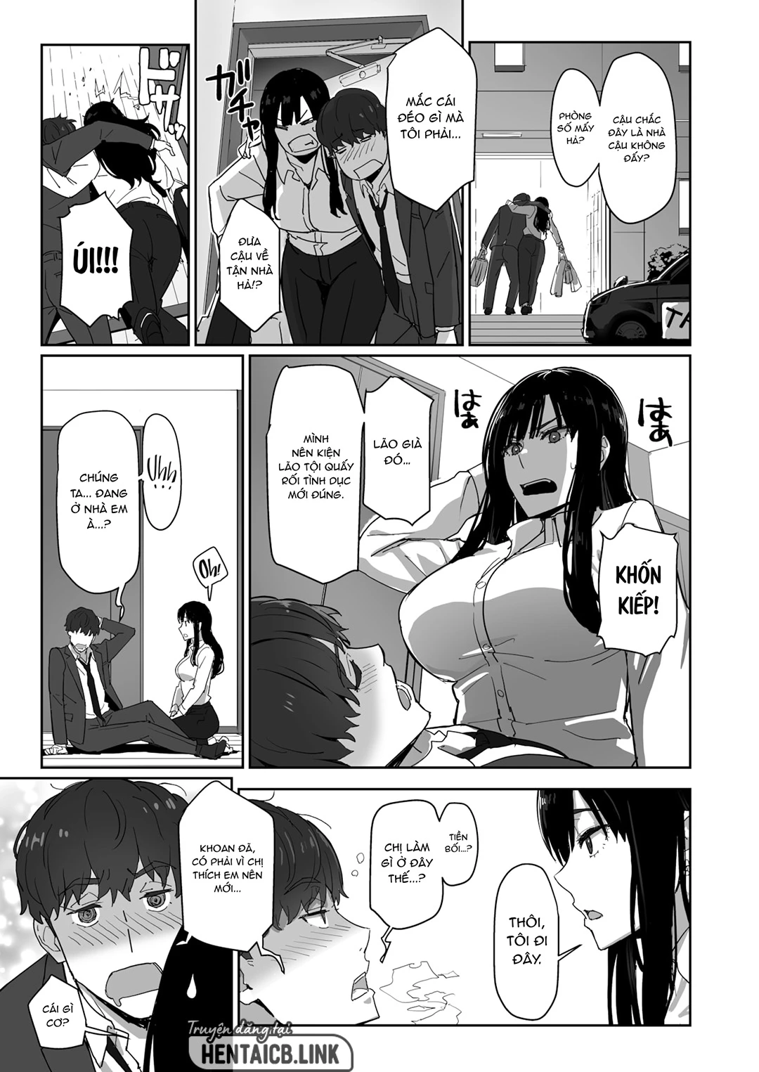 HentaiVN.net - Ảnh 7 - Tiền bối tài giỏi và cậu nhân viên mới - Oneshot